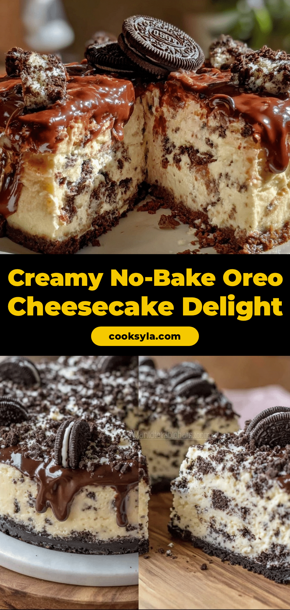 no-bake Oreo cheesecake recipe