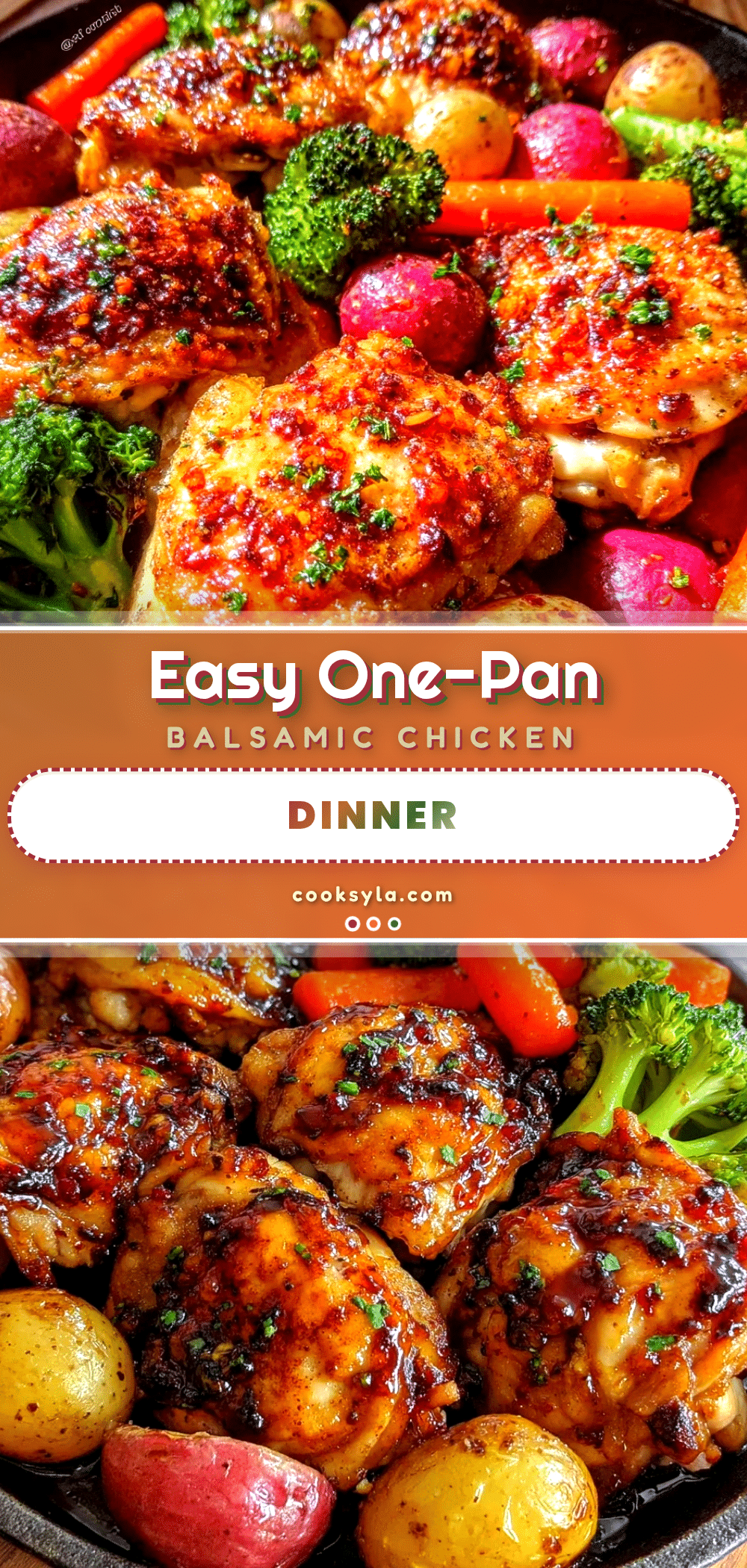 one-pan balsamic chicken recipe
