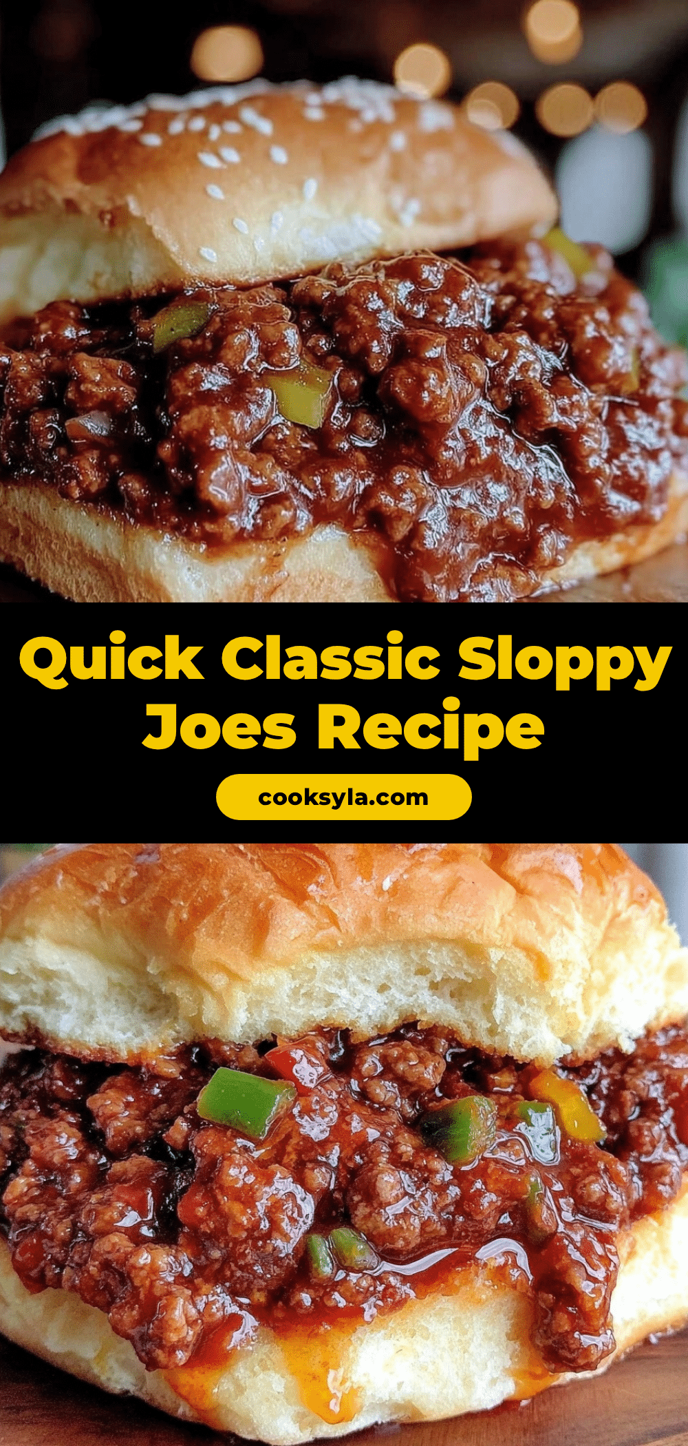 quick classic sloppy joes recipe recipe