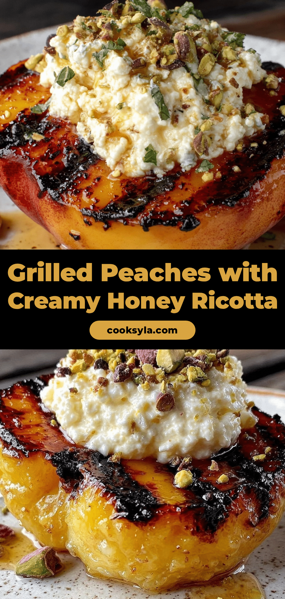savory grilled peaches recipe