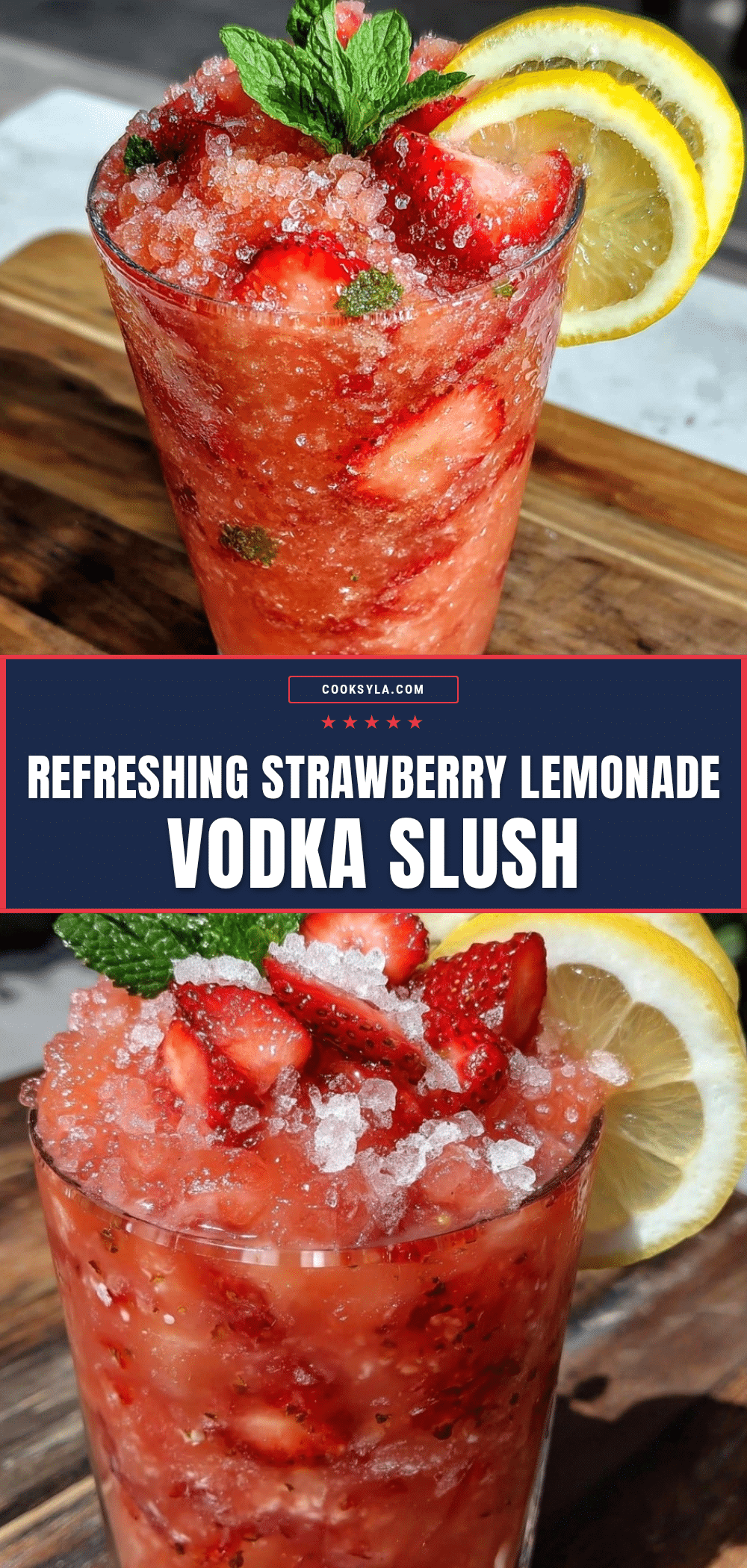 strawberry lemonade vodka slush recipe