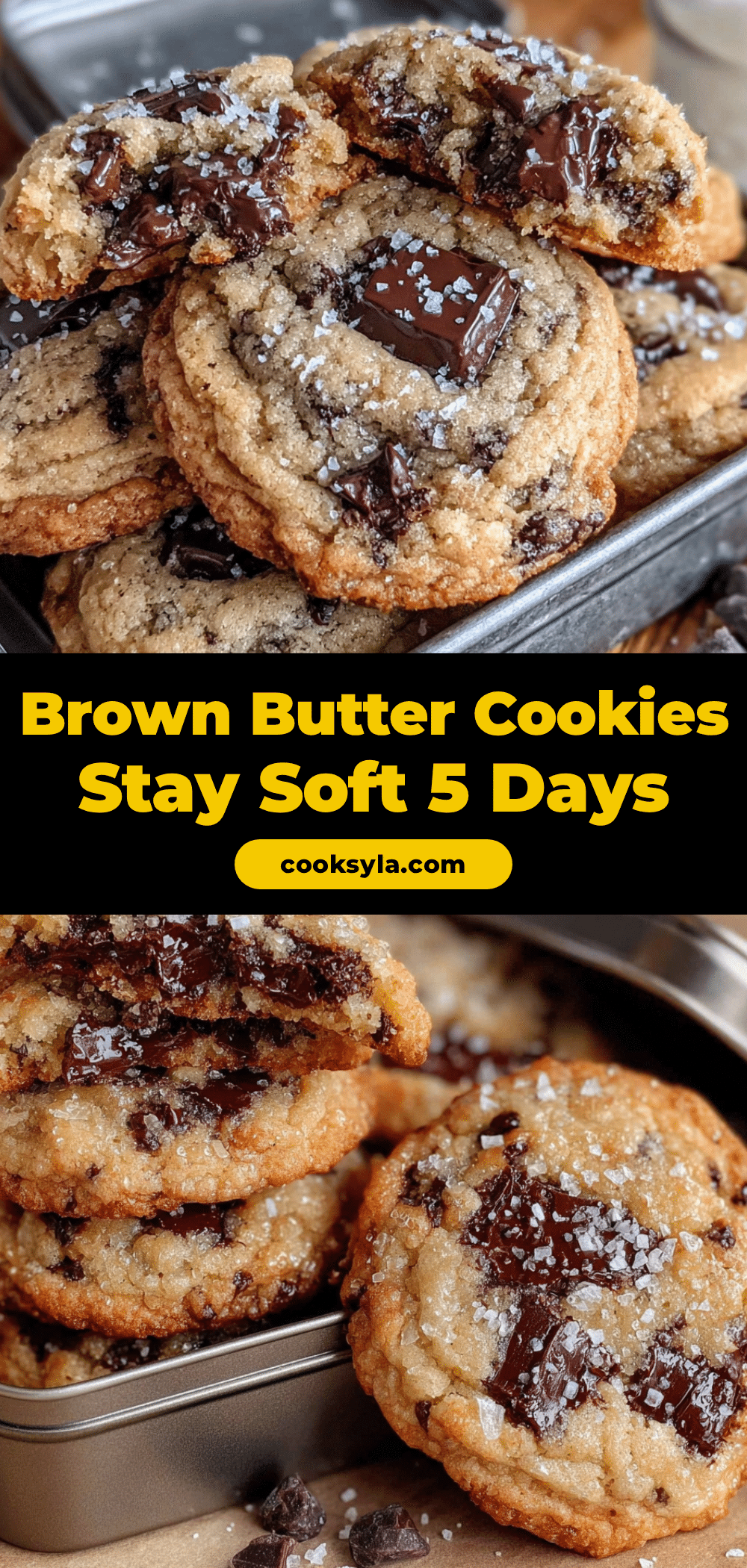 brown butter chocolate chip cookies stay soft 5 days recipe
