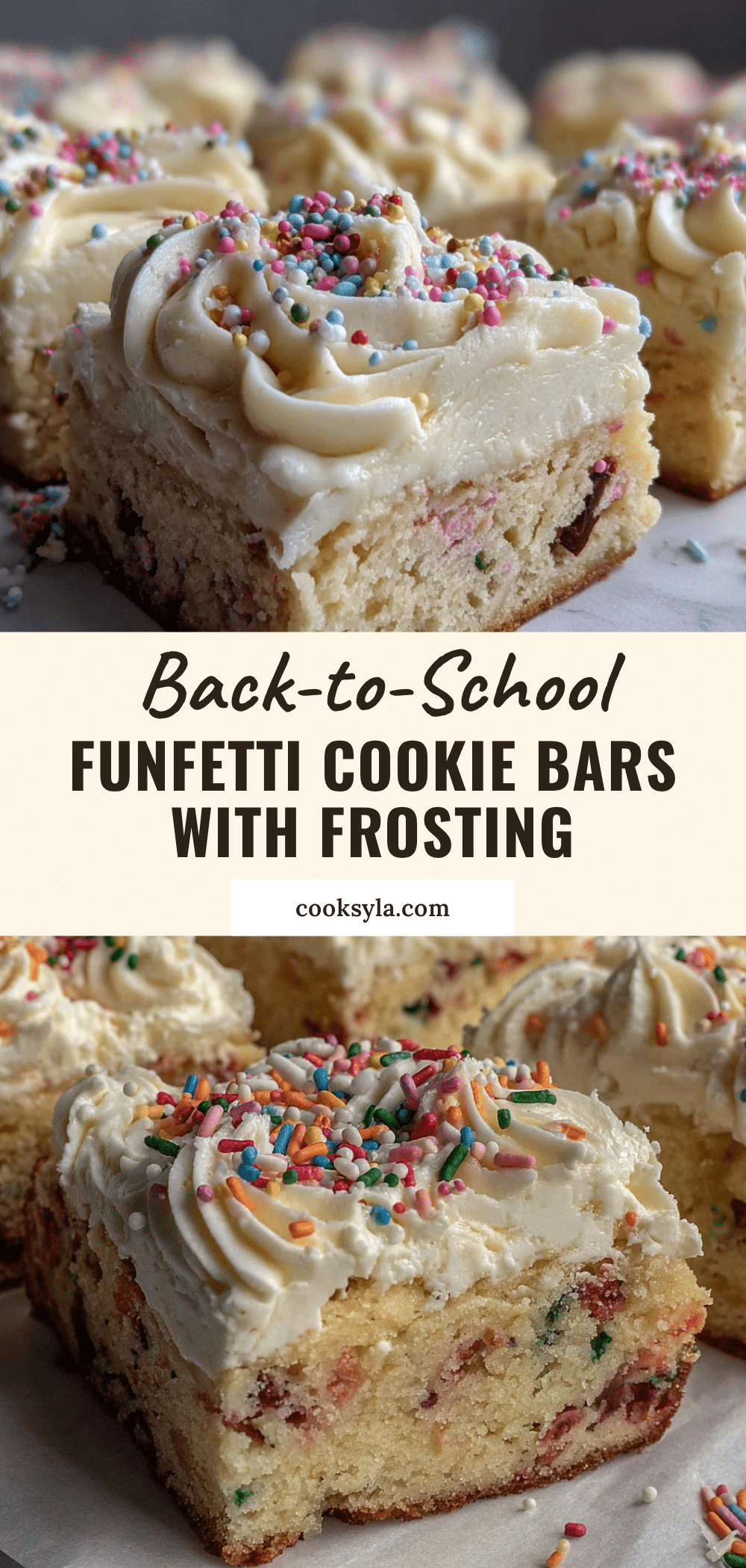 funfetti cookie bars recipe