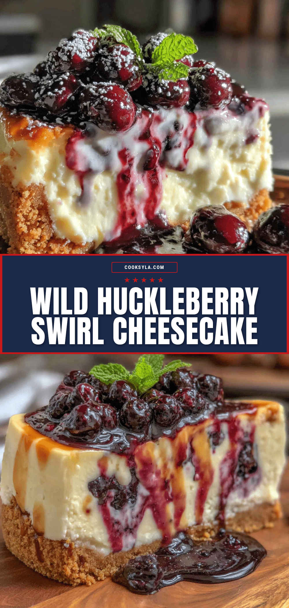 perfect wild huckleberry cheesecake recipe