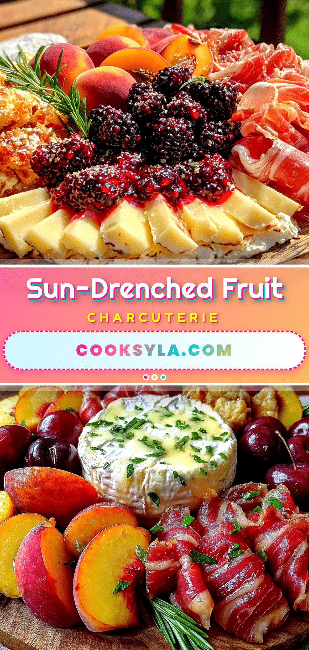 summer charcuterie board with stone fruit and brie recipe