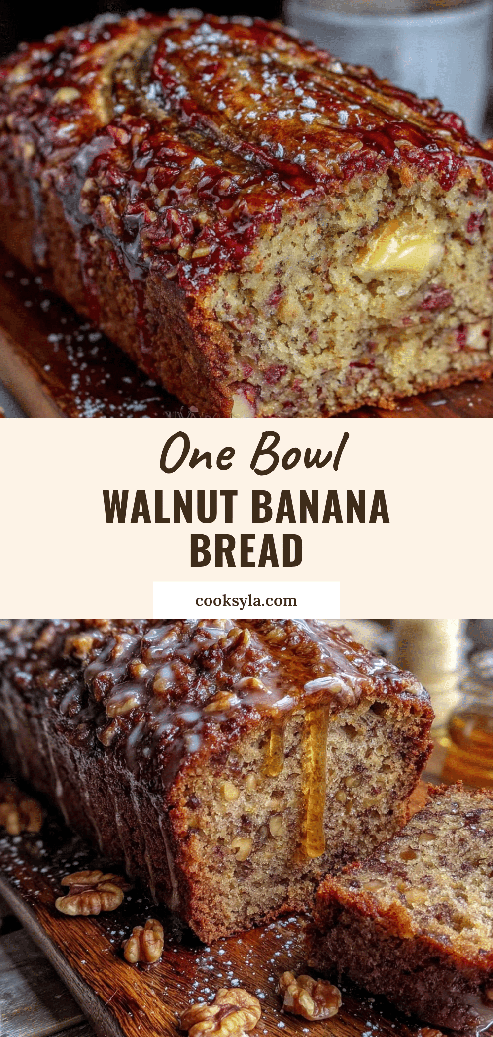 banana bread with walnuts recipe
