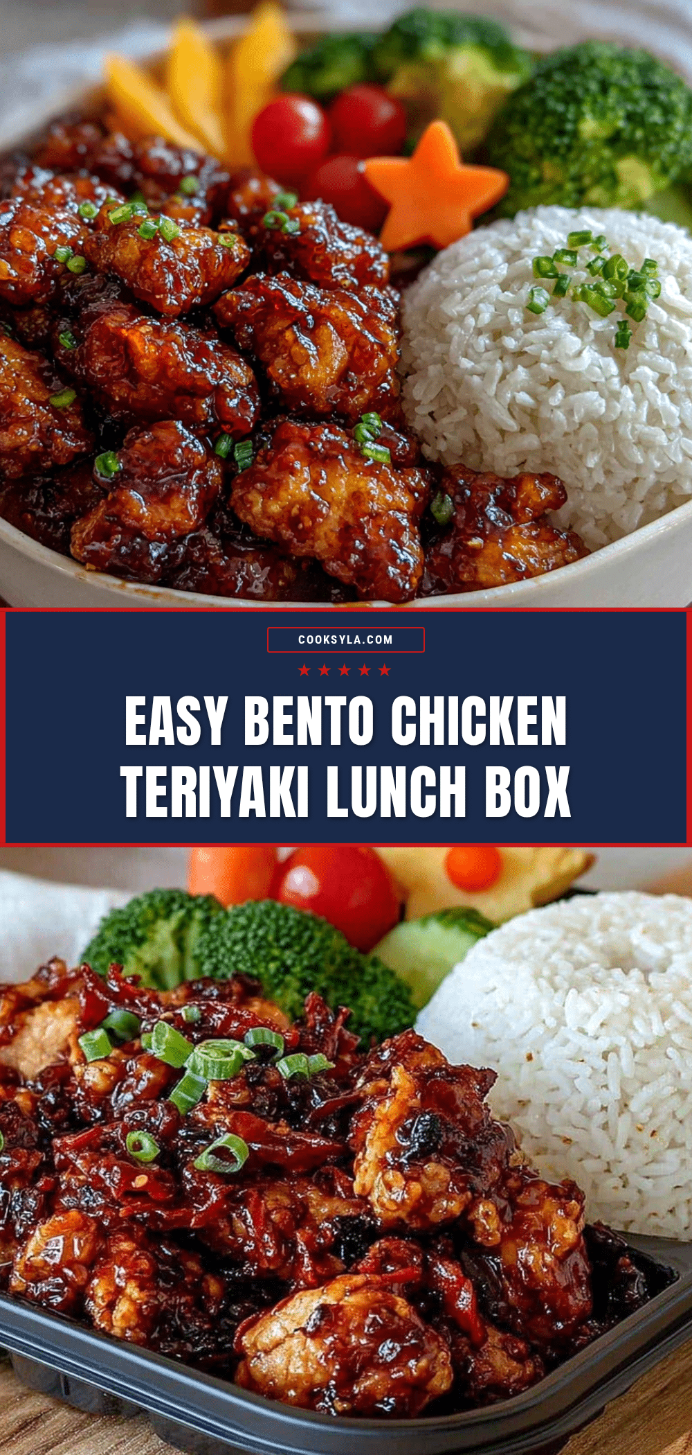 bento chicken teriyaki lunch box recipe
