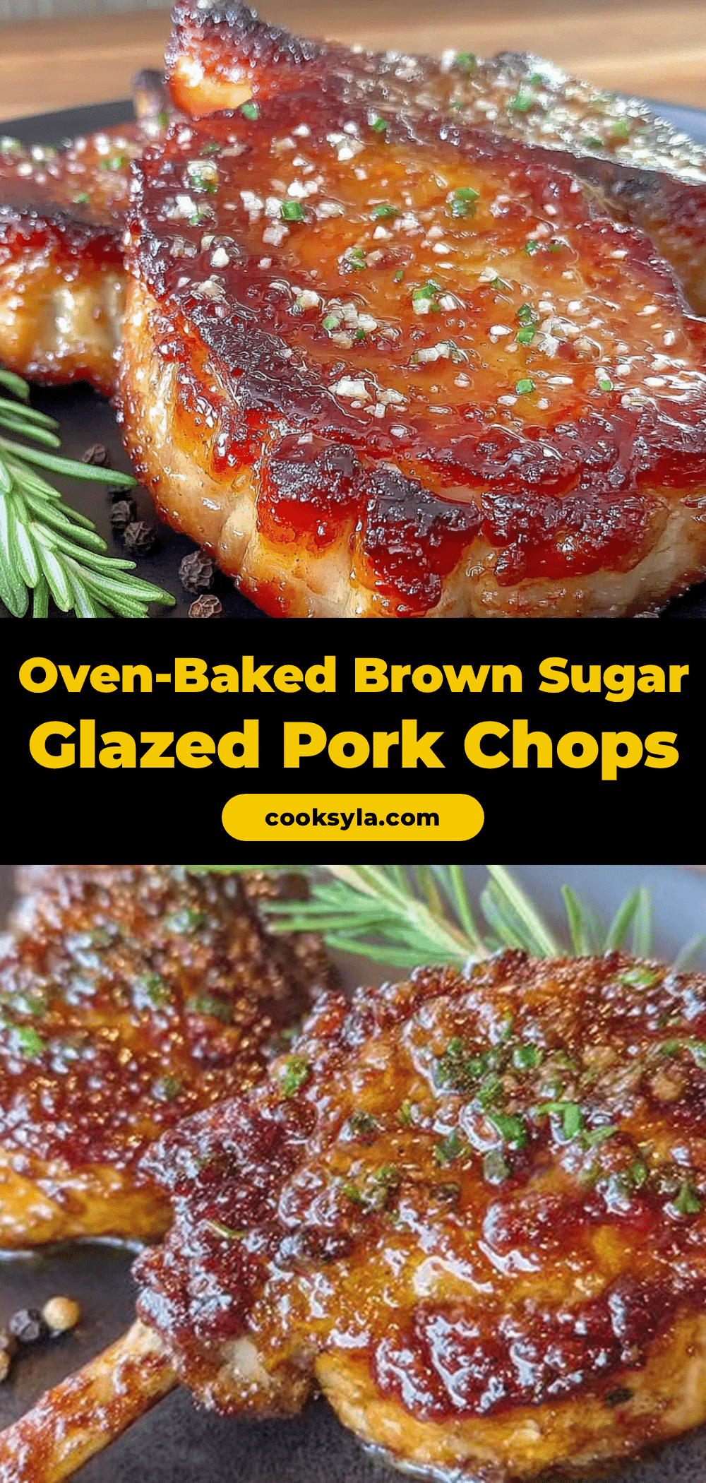 brown sugar glazed pork chops recipe