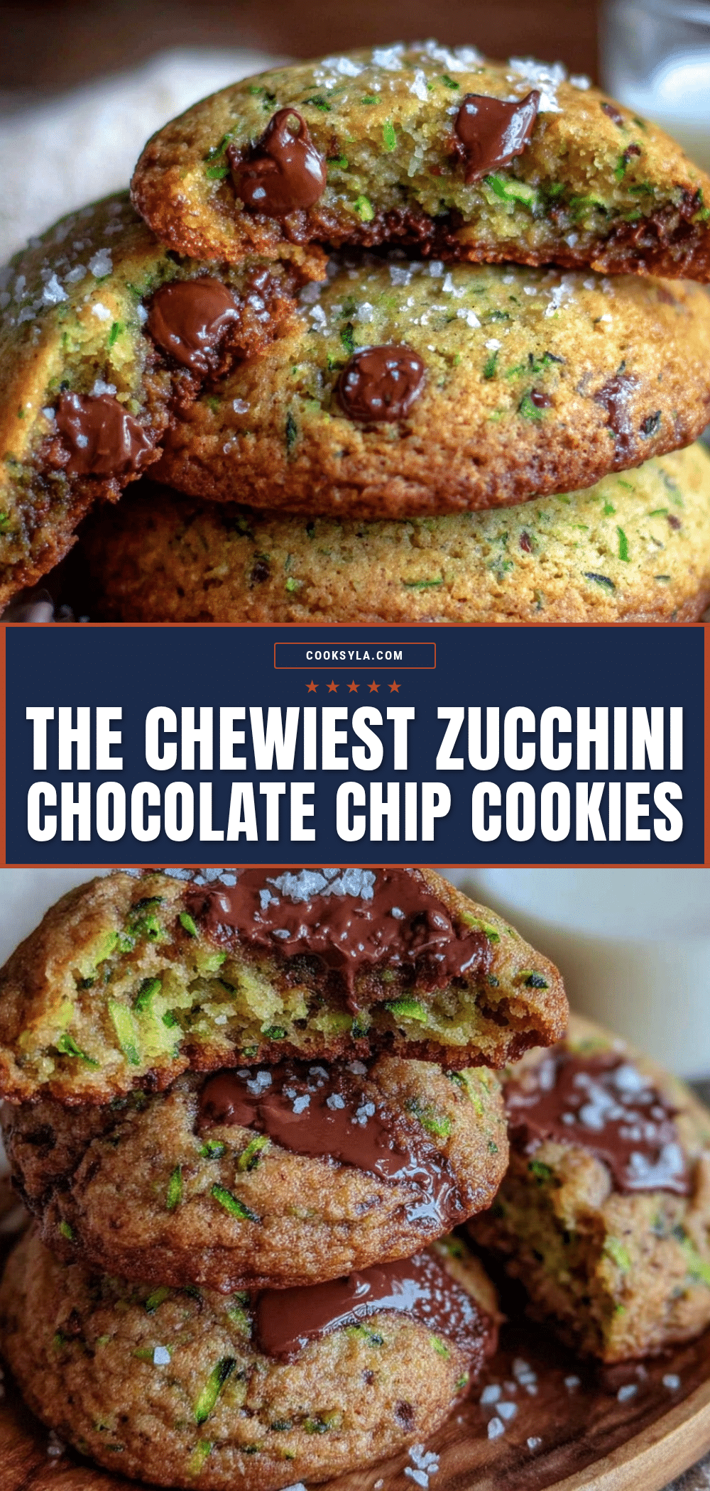 chewy chocolate chip zucchini cookies recipe