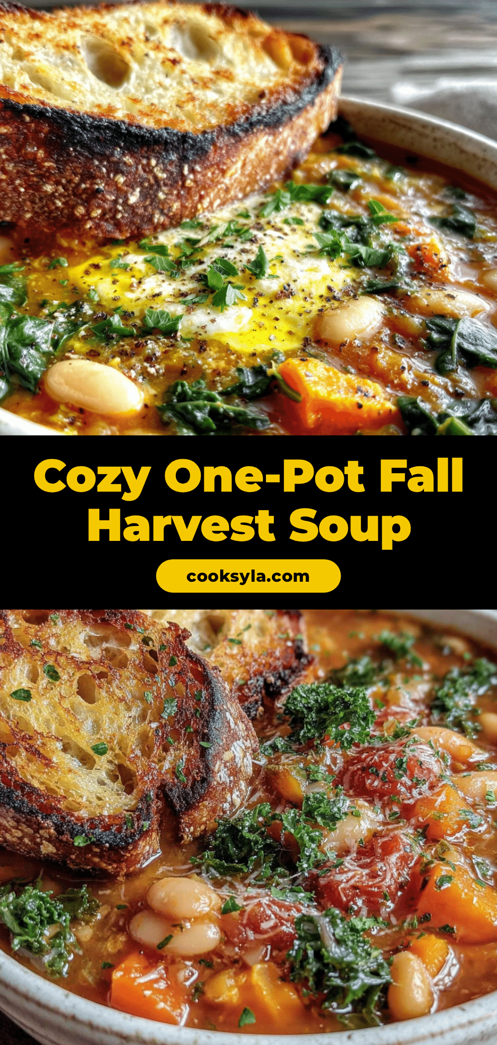 cozy one-pot fall harvest vegetable soup recipe