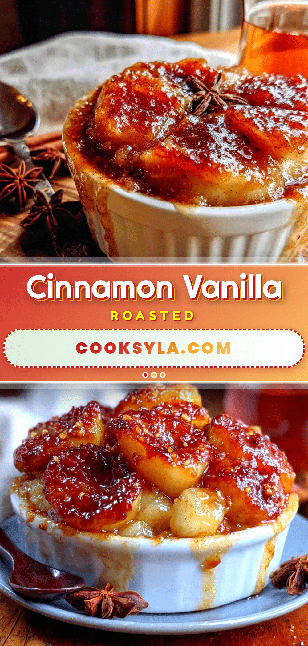 cozy slow-roasted cinnamon vanilla bean apples recipe