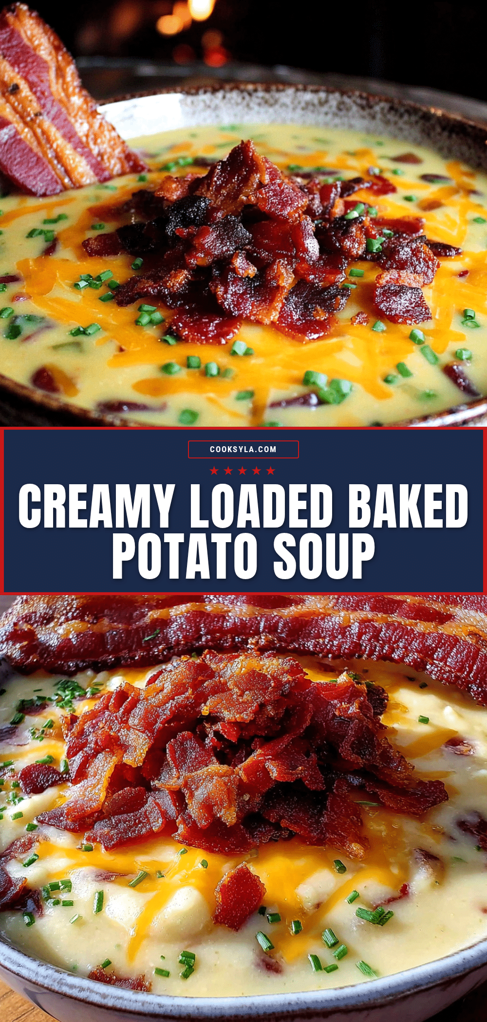 creamy loaded baked potato soup recipe