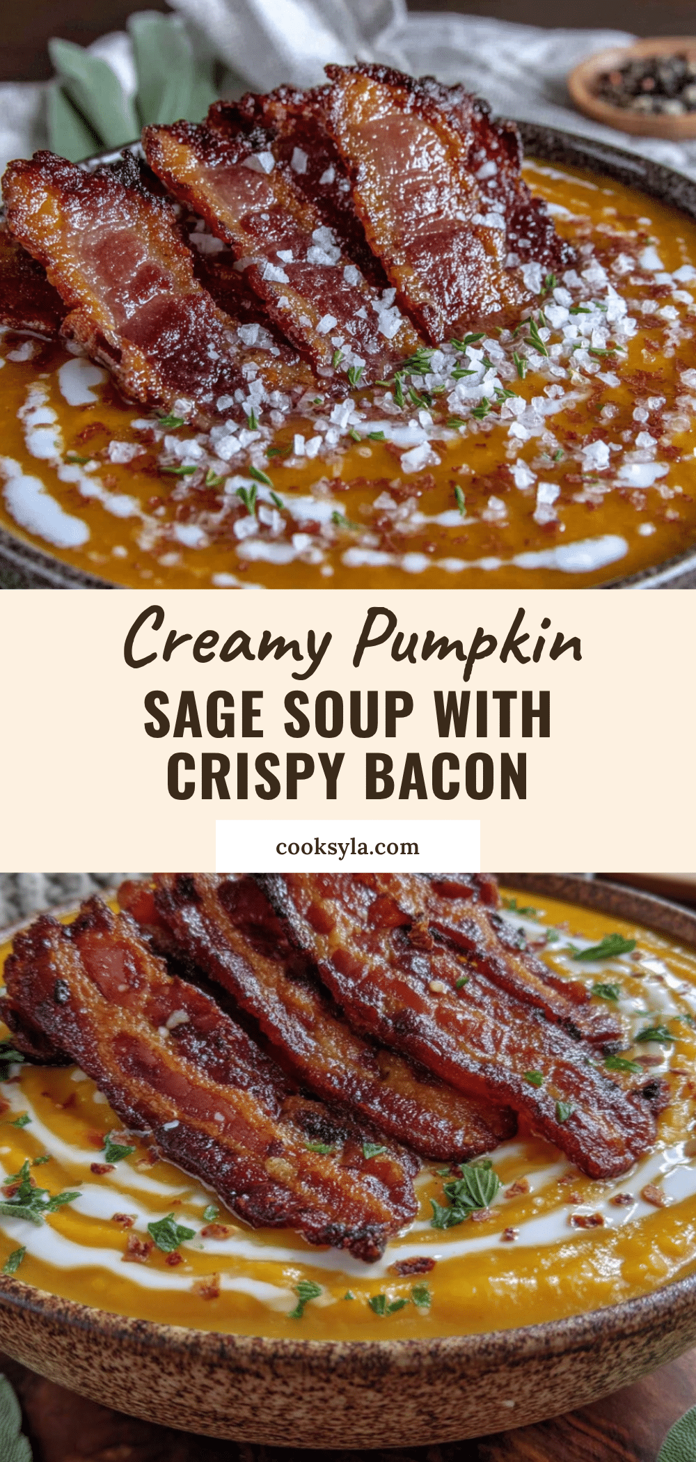 creamy pumpkin sage soup recipe