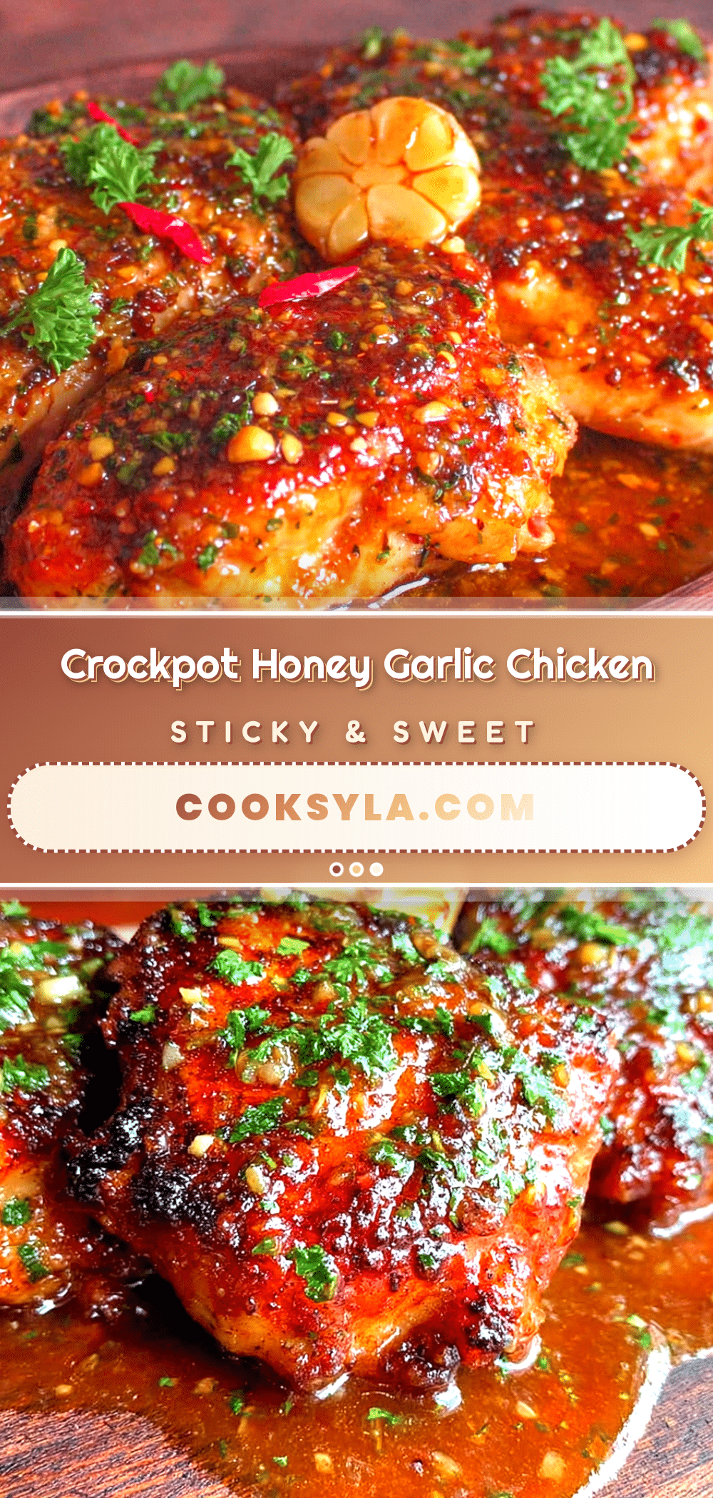 easy crockpot honey garlic chicken breast recipe