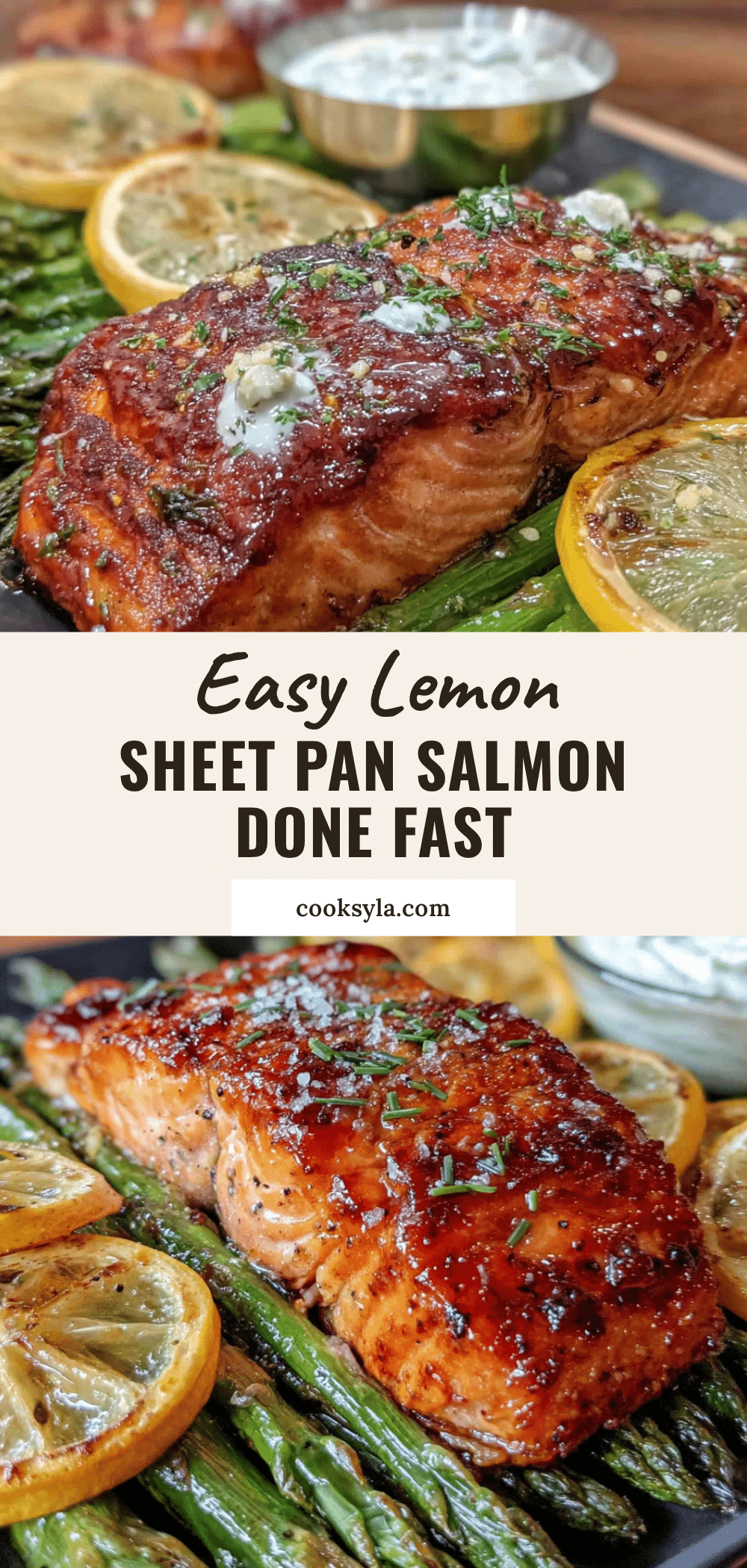 easy sheet pan salmon recipe