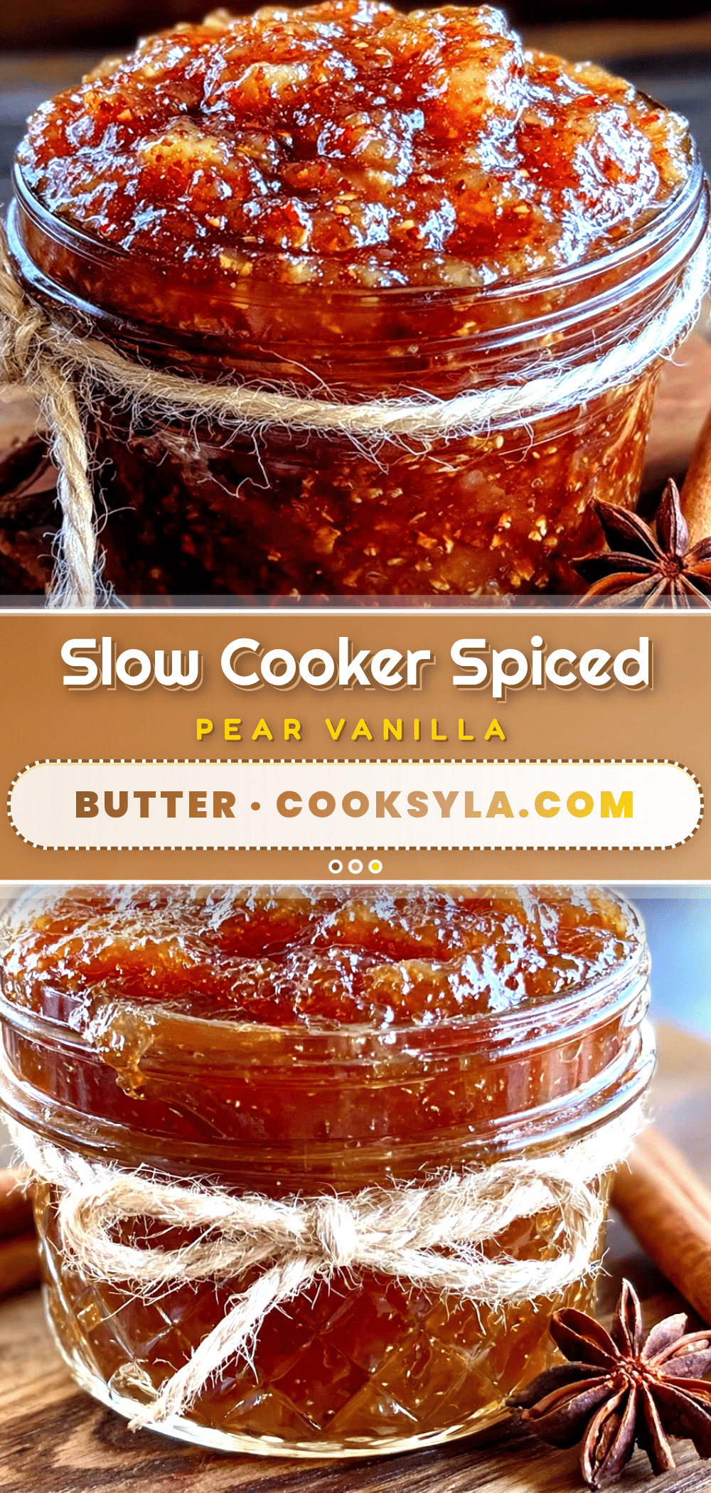 easy slow cooker spiced pear vanilla butter recipe
