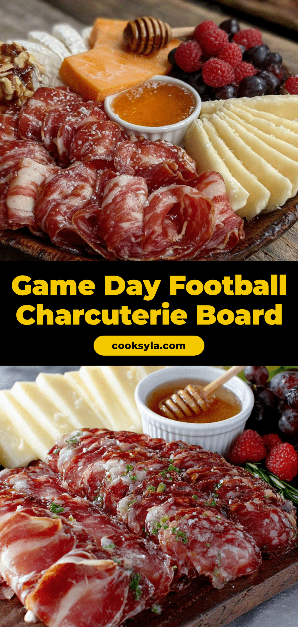 football charcuterie board recipe