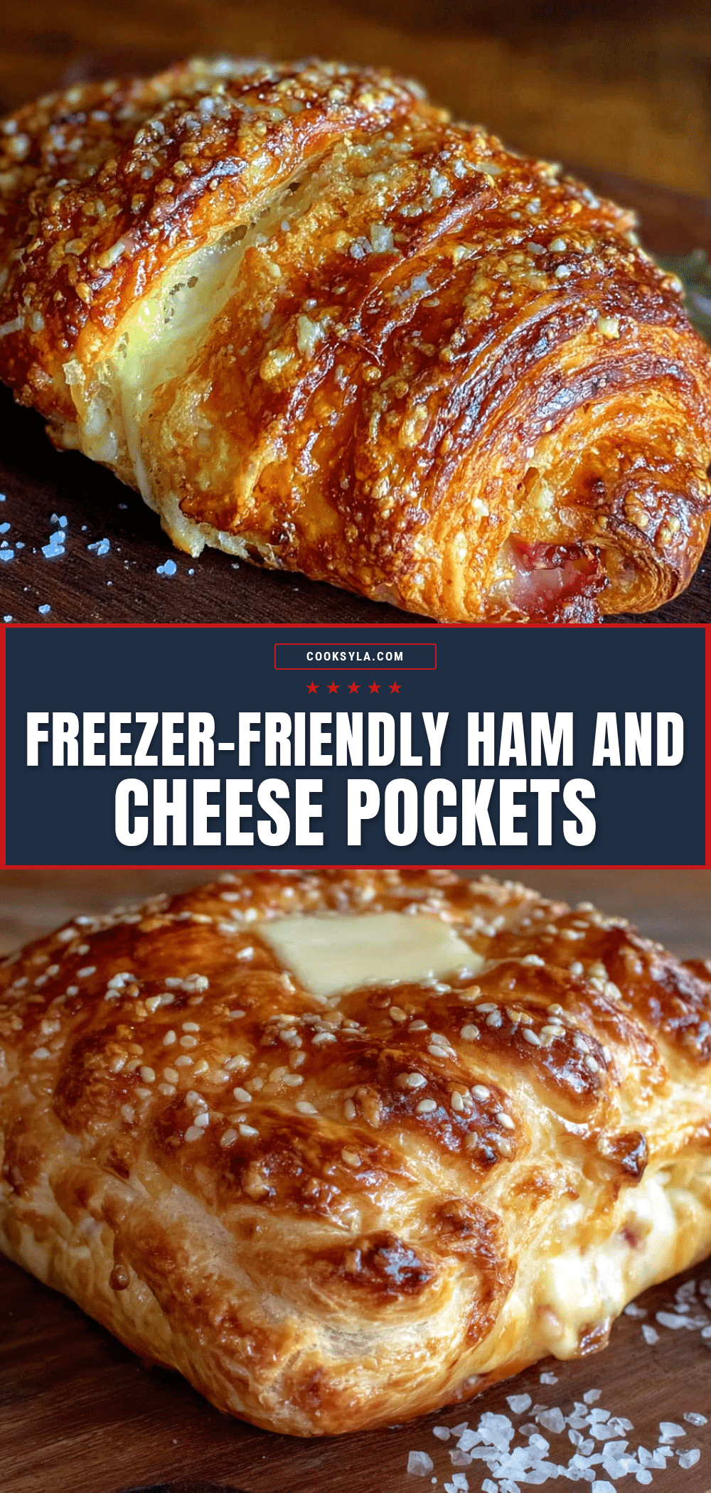 ham and cheese pocket sandwiches recipe