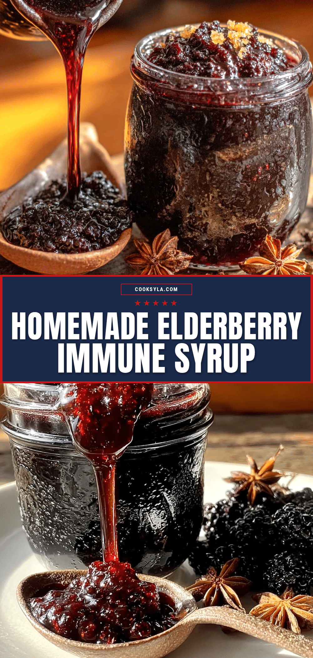 homemade elderberry immune syrup recipe