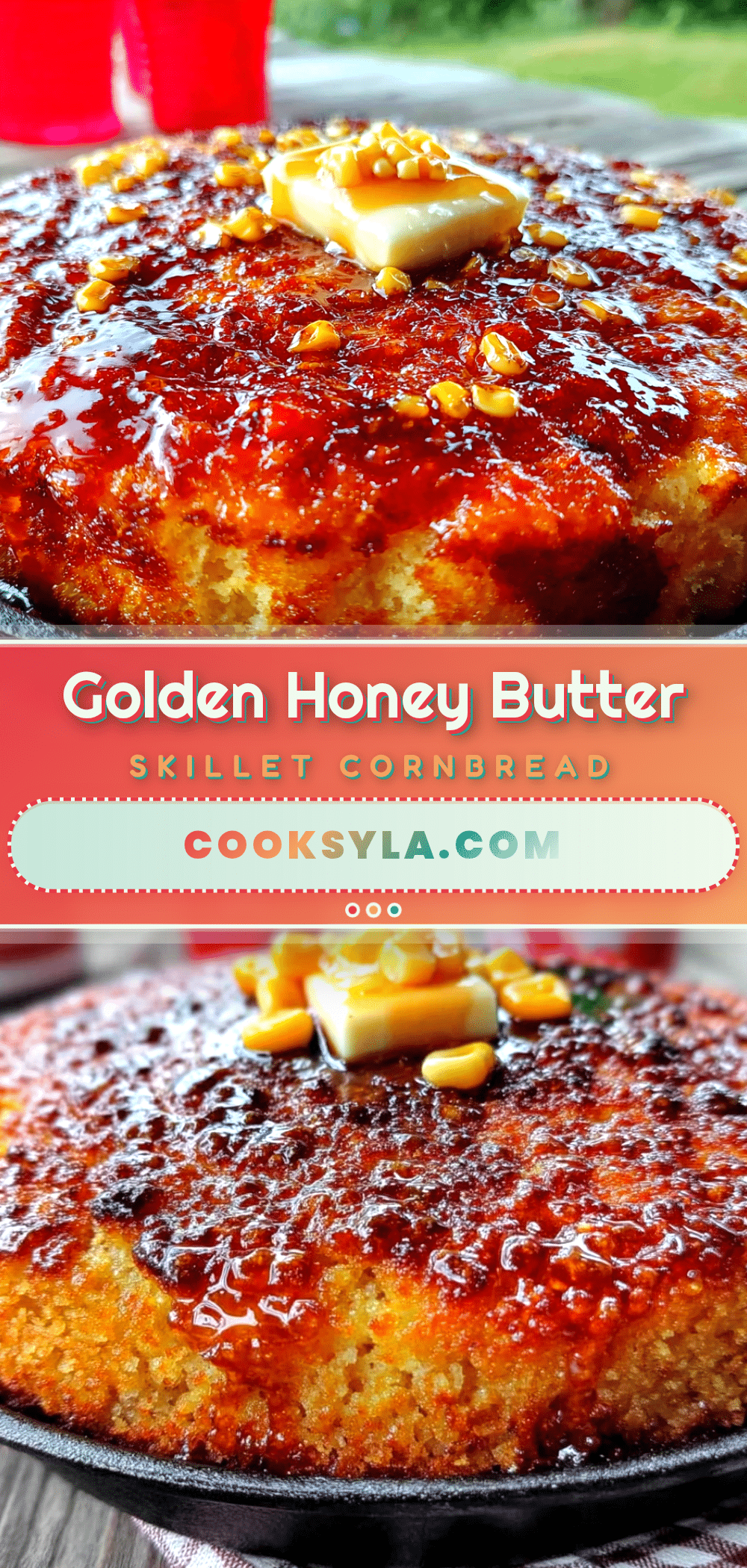 honey butter skillet cornbread recipe