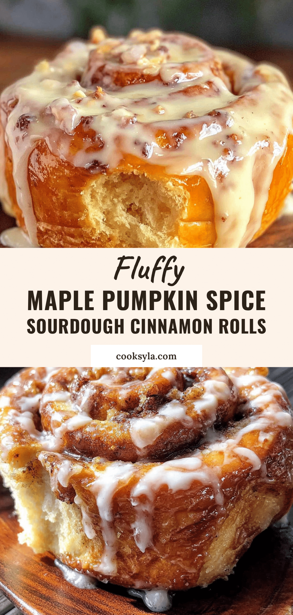 maple pumpkin spice sourdough cinnamon rolls recipe
