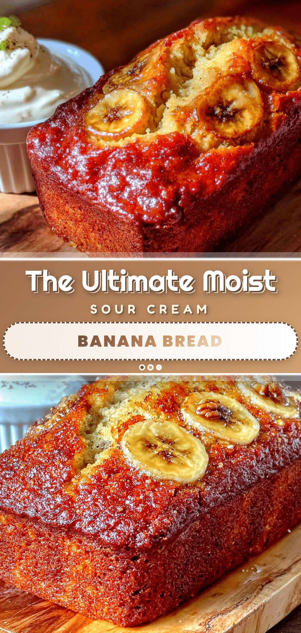 moist sour cream banana bread recipe