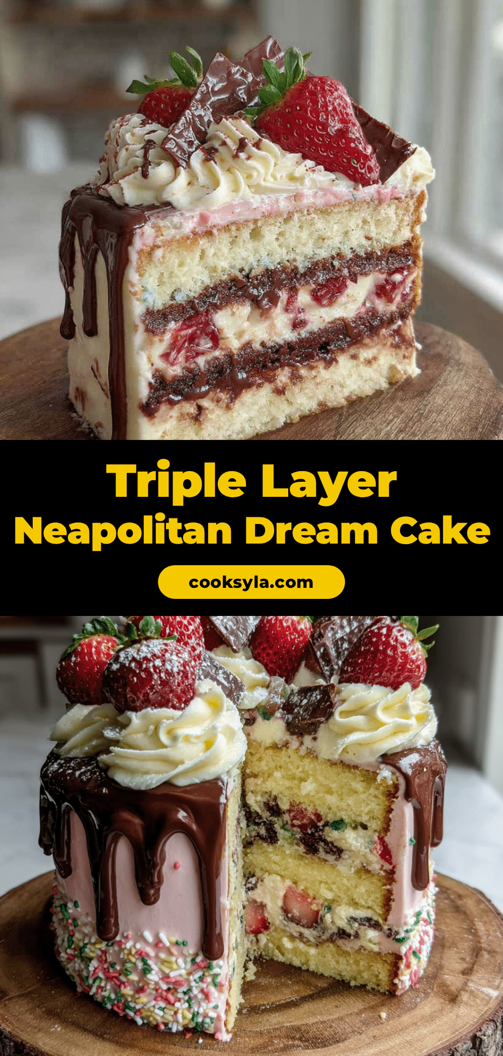 neapolitan layer cake recipe