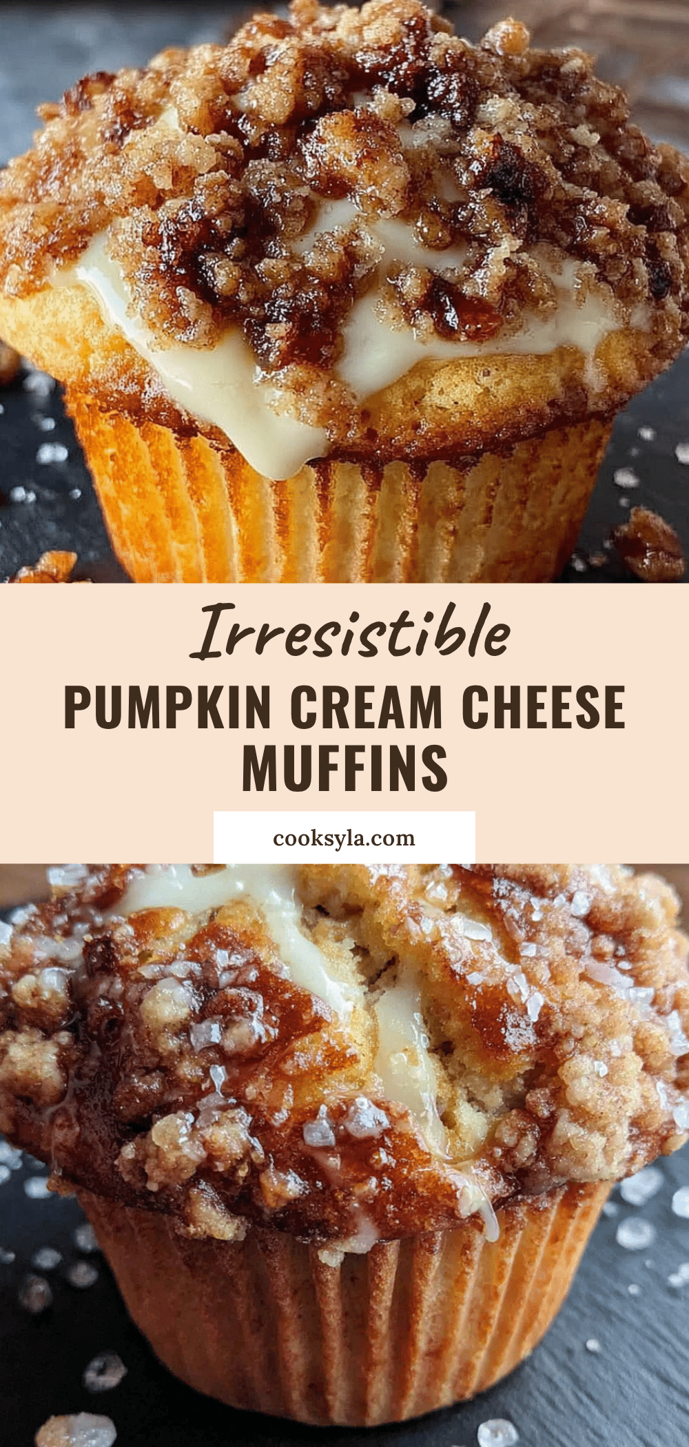 pumpkin cream cheese muffins recipe