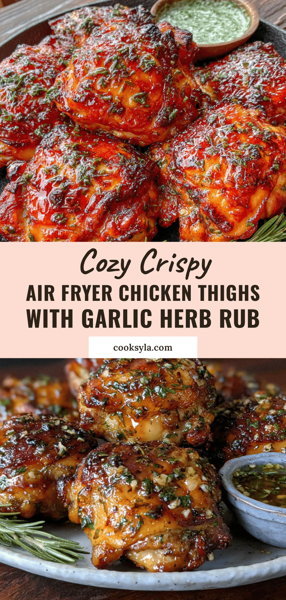 air fryer chicken thighs recipe