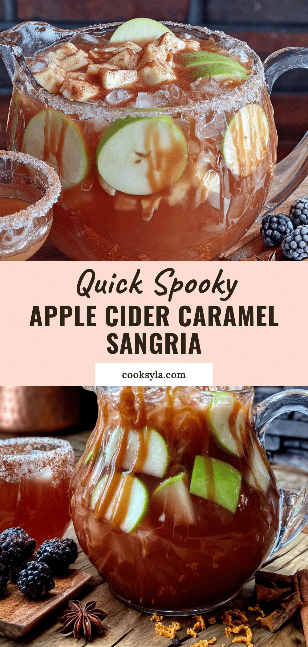apple cider caramel sangria recipe