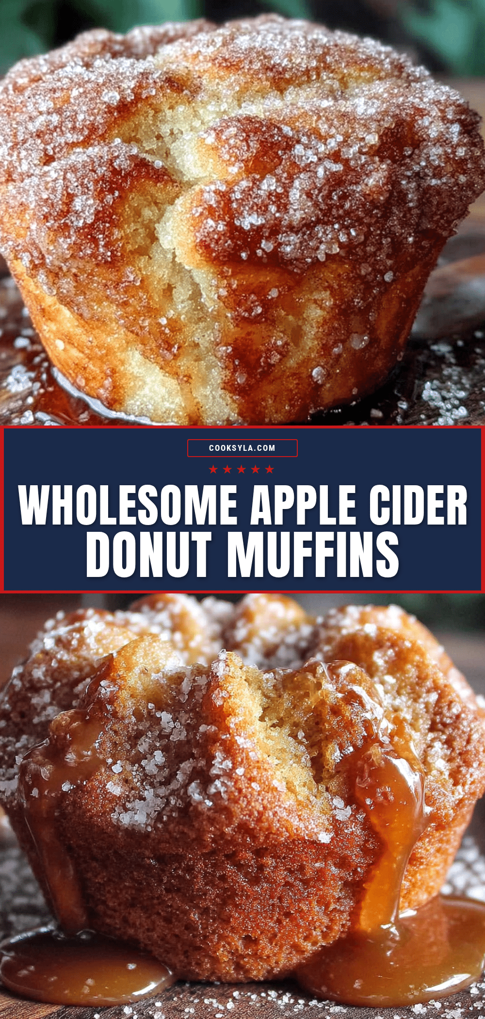 apple cider donut muffins recipe