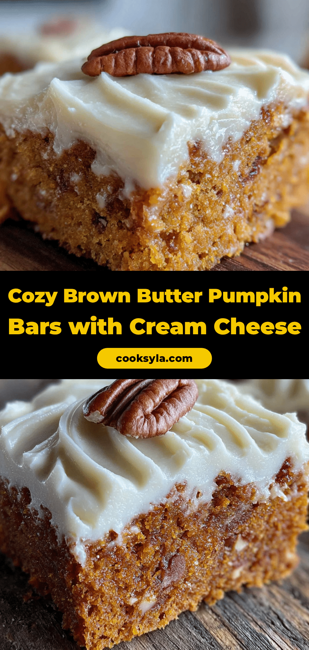 brown butter pumpkin bars recipe