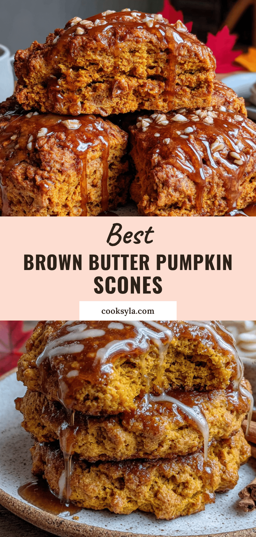 Brown Butter Pumpkin Scones recipe