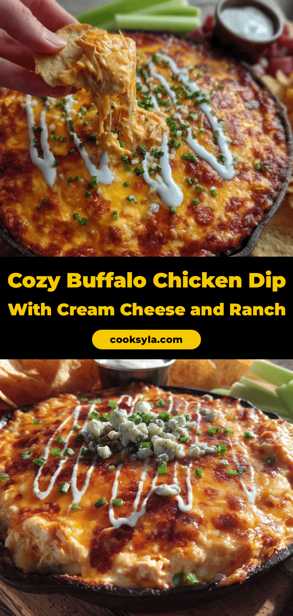 Buffalo chicken dip recipe