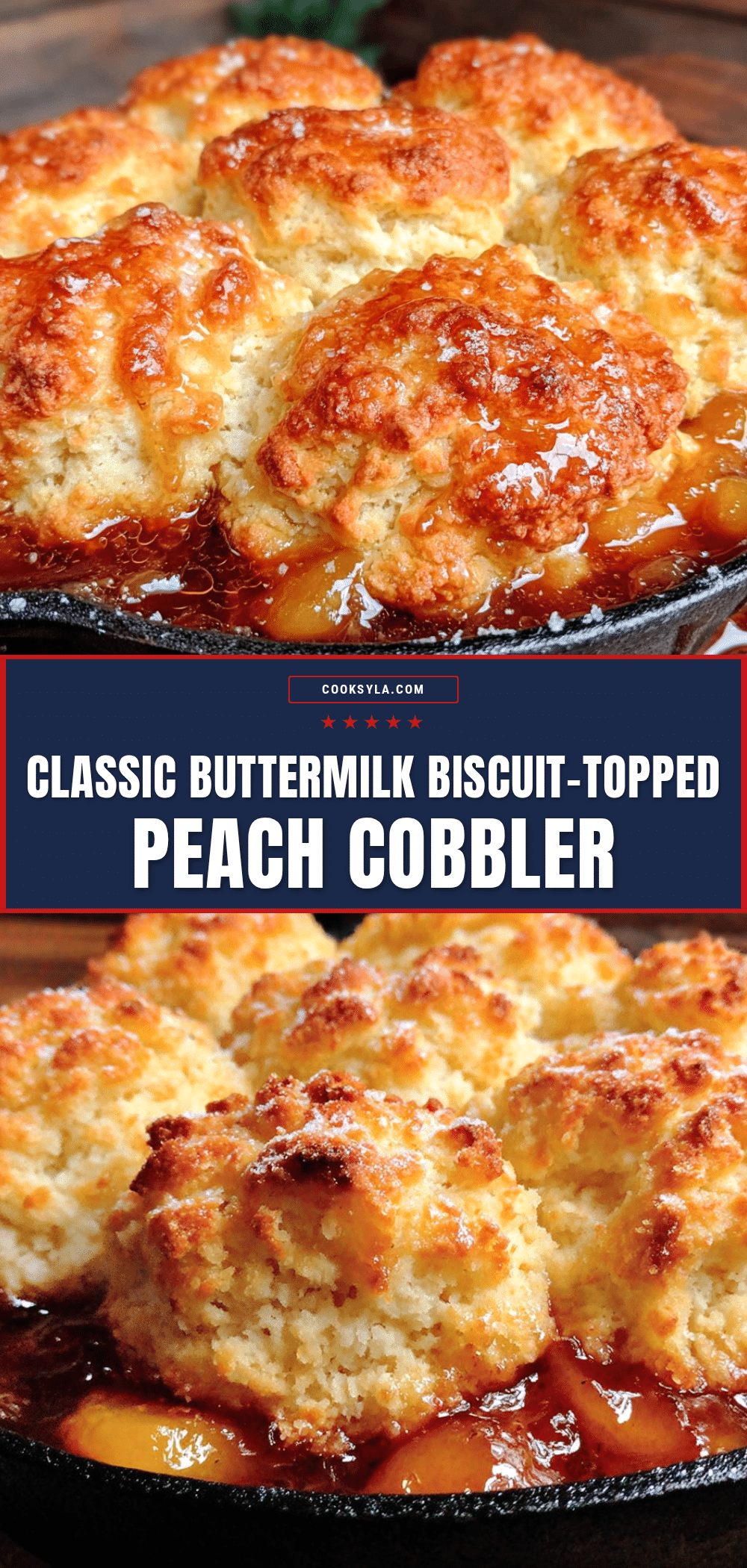 buttermilk biscuit peach cobbler recipe