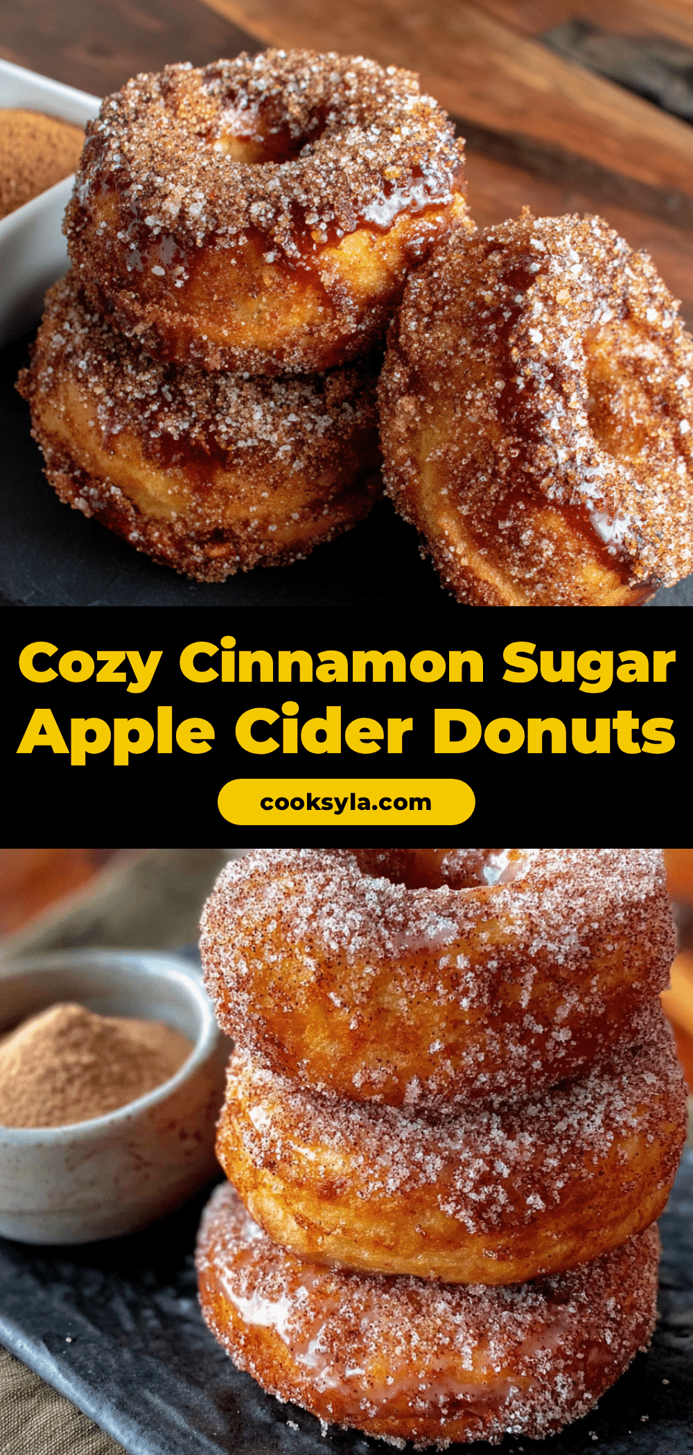 cozy apple cider donuts recipe