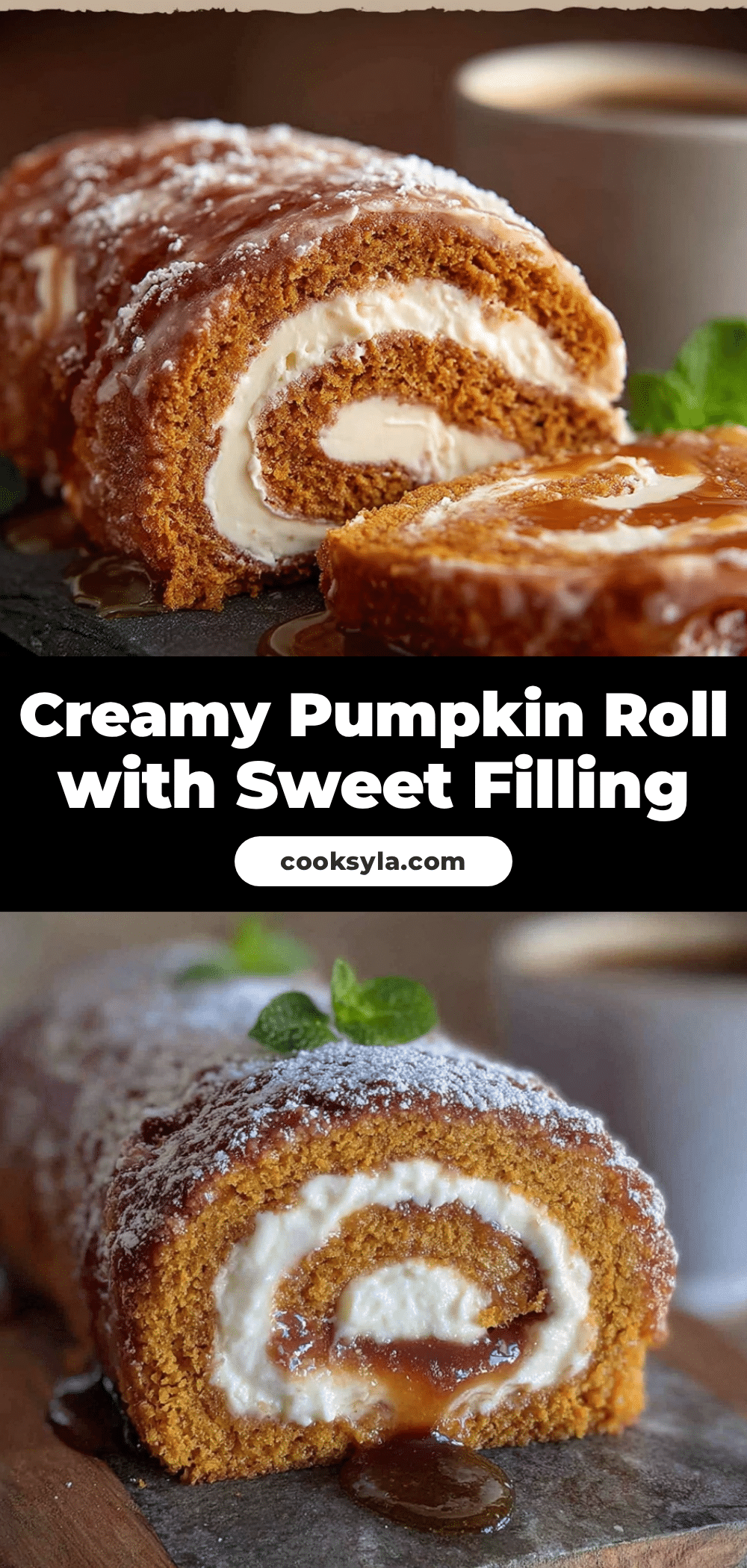 creamy pumpkin roll recipe