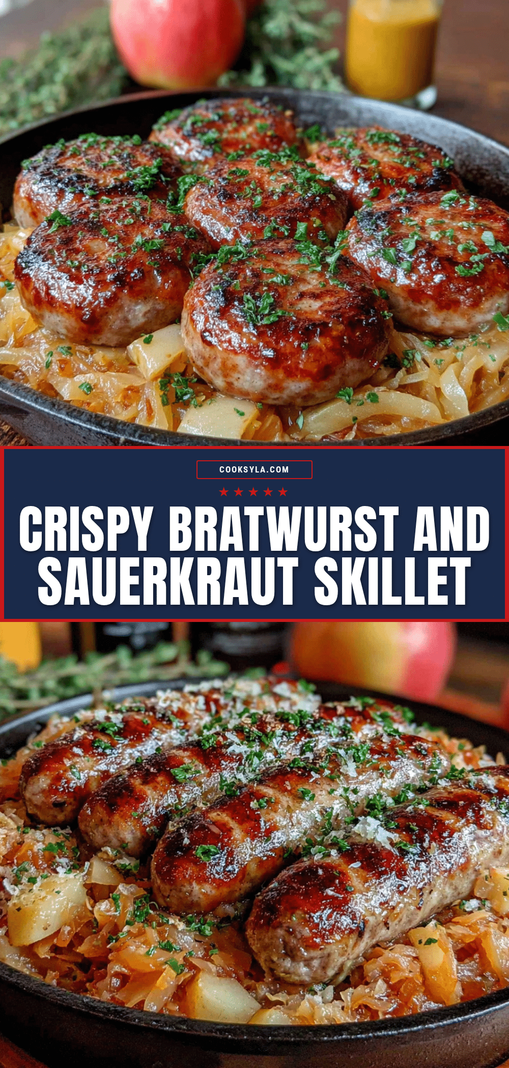 crispy bratwurst and sauerkraut recipe