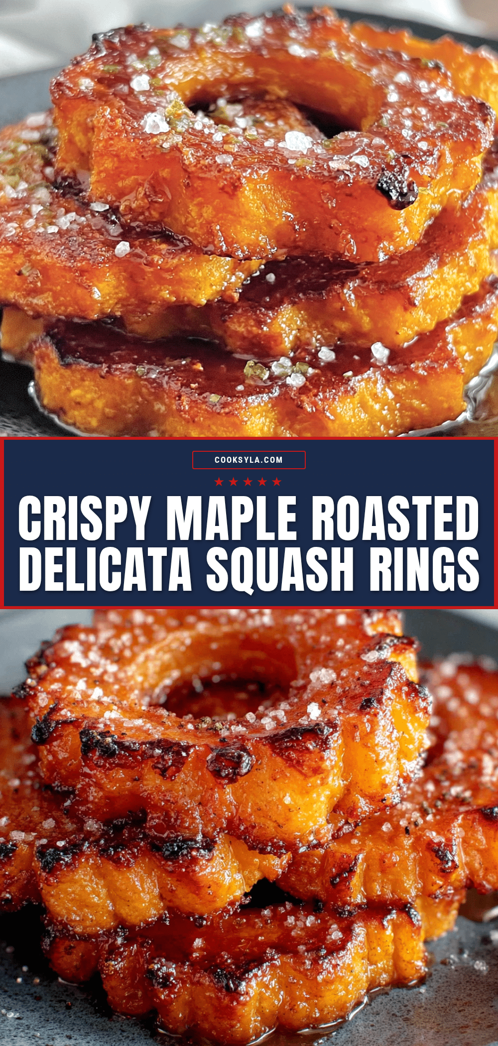 crispy maple roasted delicata squash rings recipe