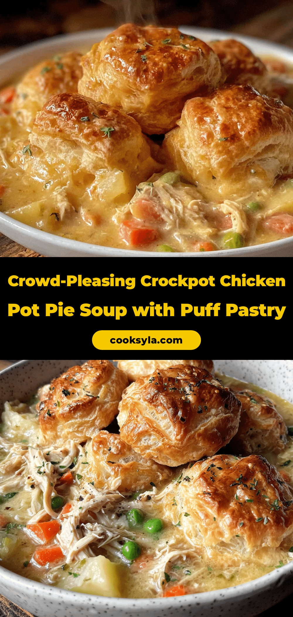 crockpot chicken pot pie soup recipe