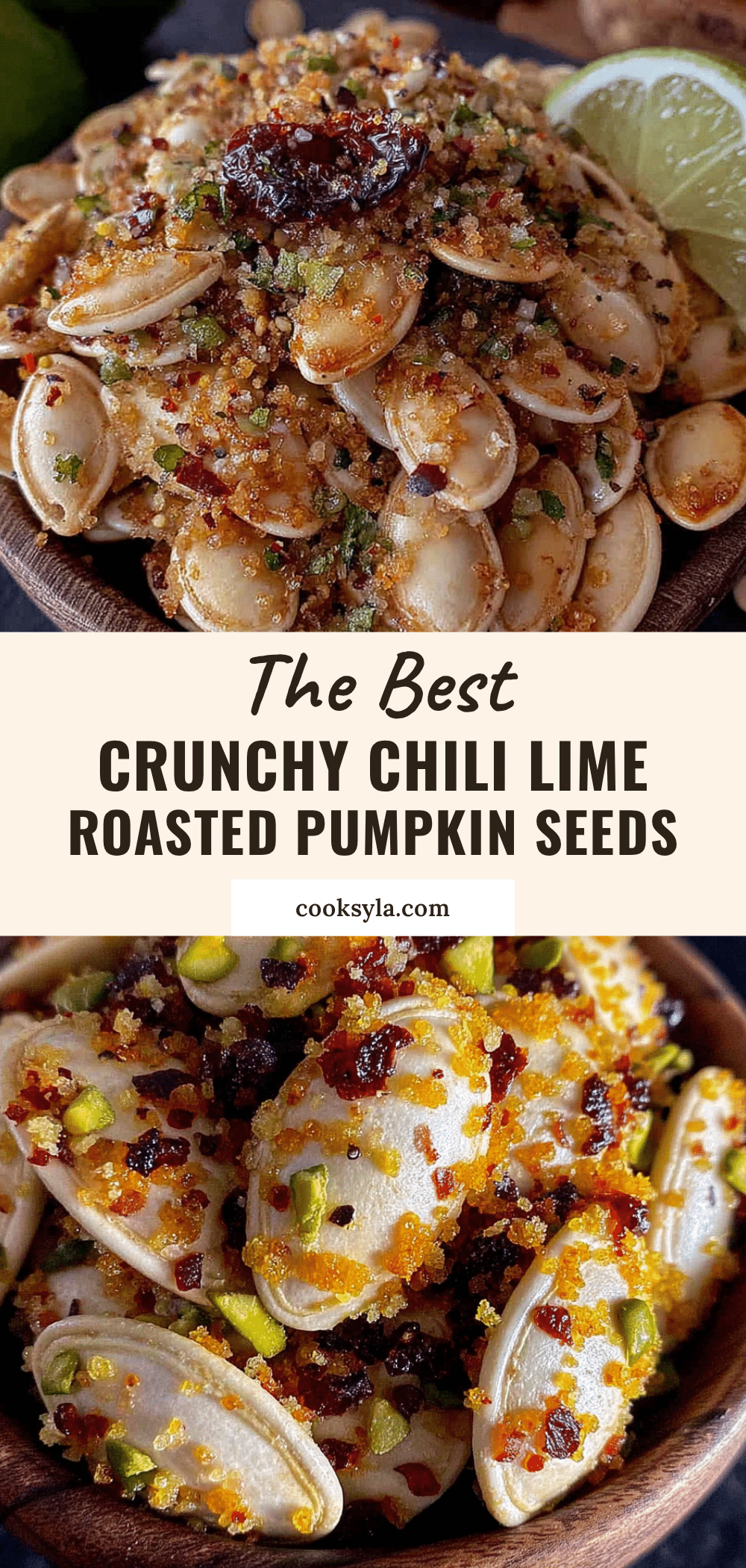 crunchy chili lime roasted pumpkin seeds recipe