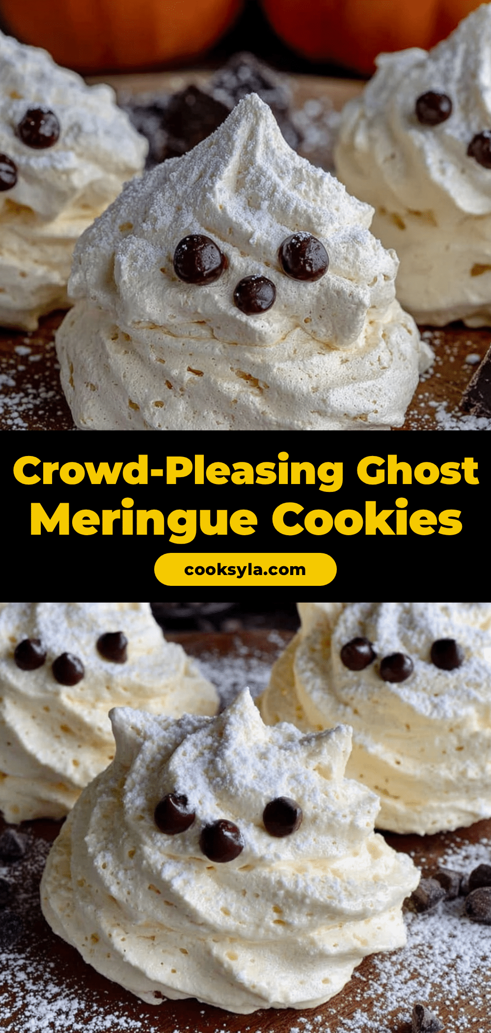 ghost meringue cookies recipe
