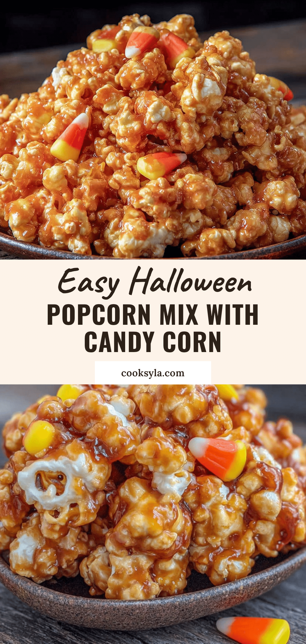 halloween popcorn mix with candy corn recipe