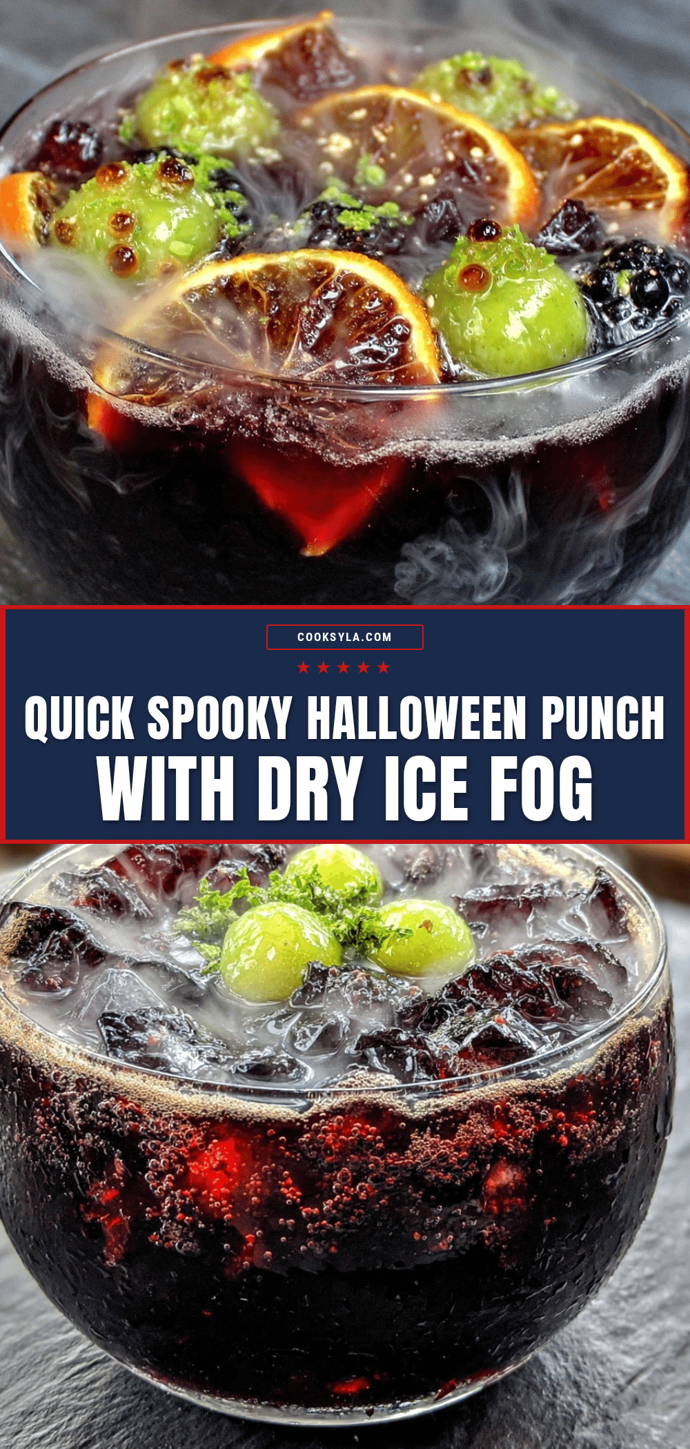 halloween punch with dry ice fog recipe