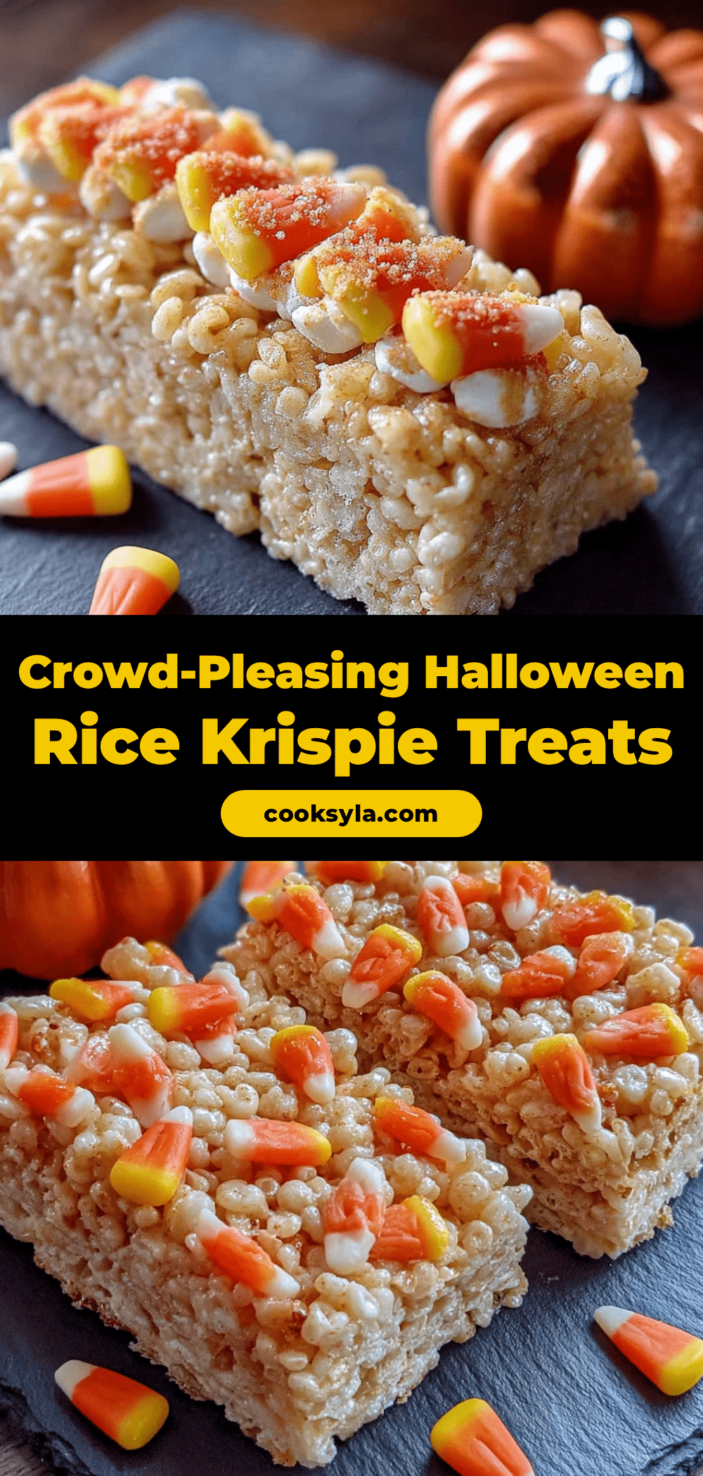 Halloween Rice Krispie Treats recipe