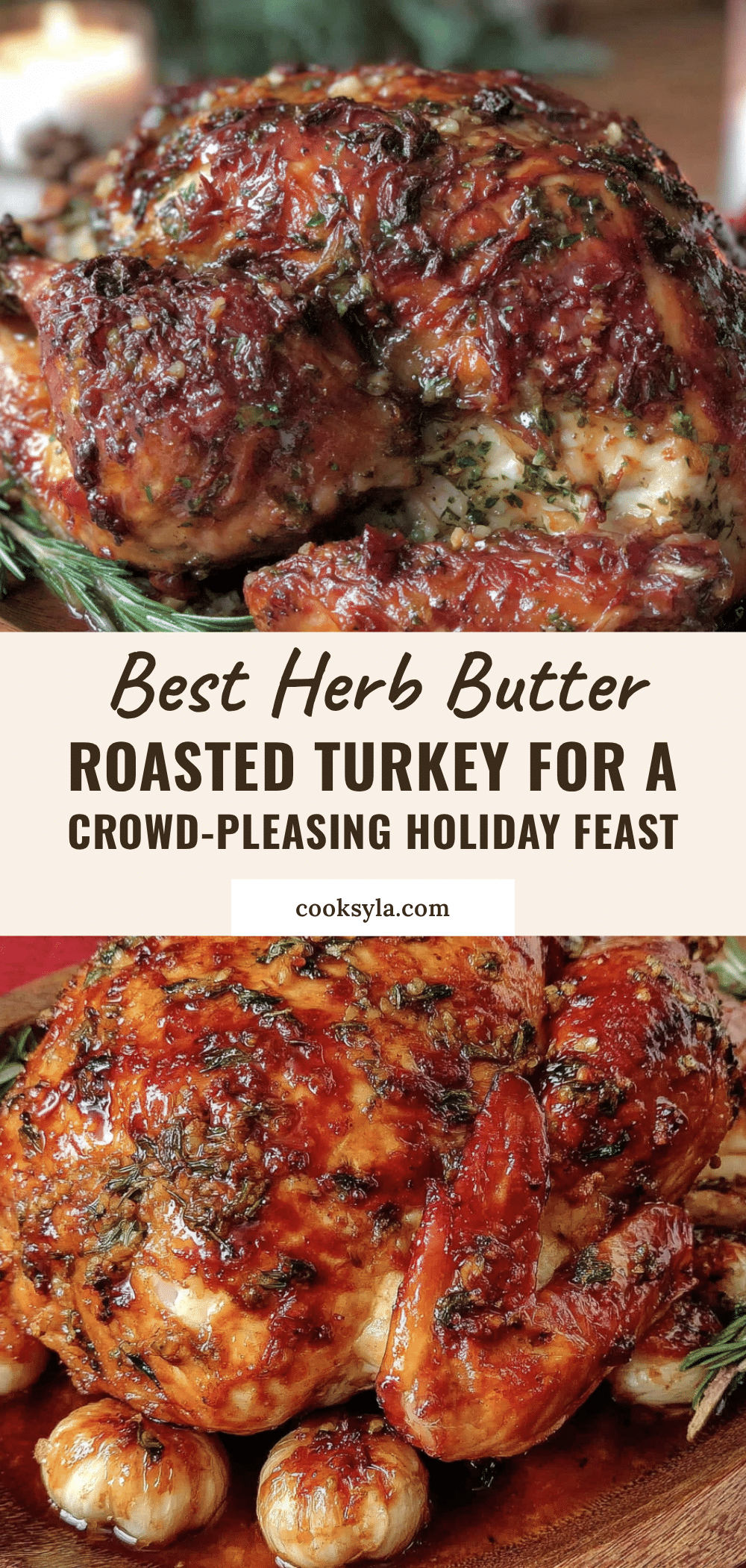herb butter roasted turkey recipe