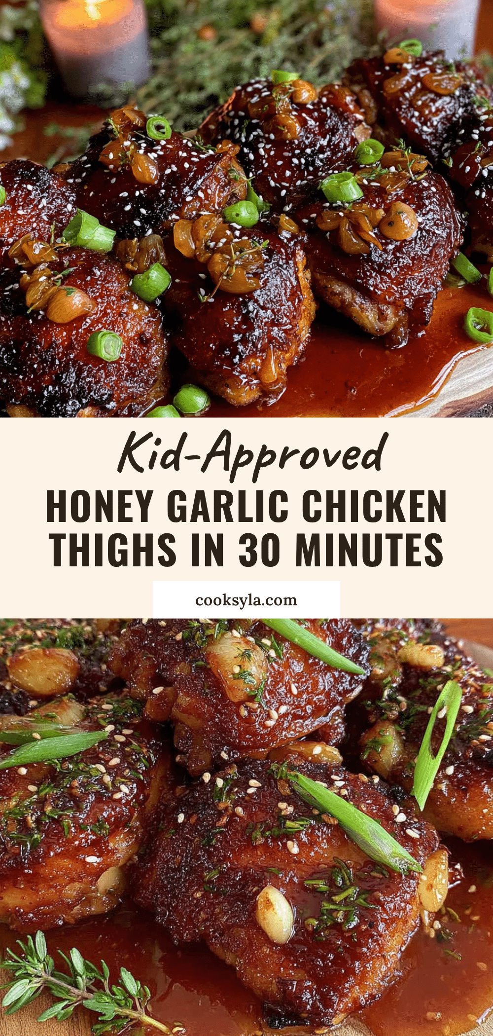 honey garlic chicken thighs recipe
