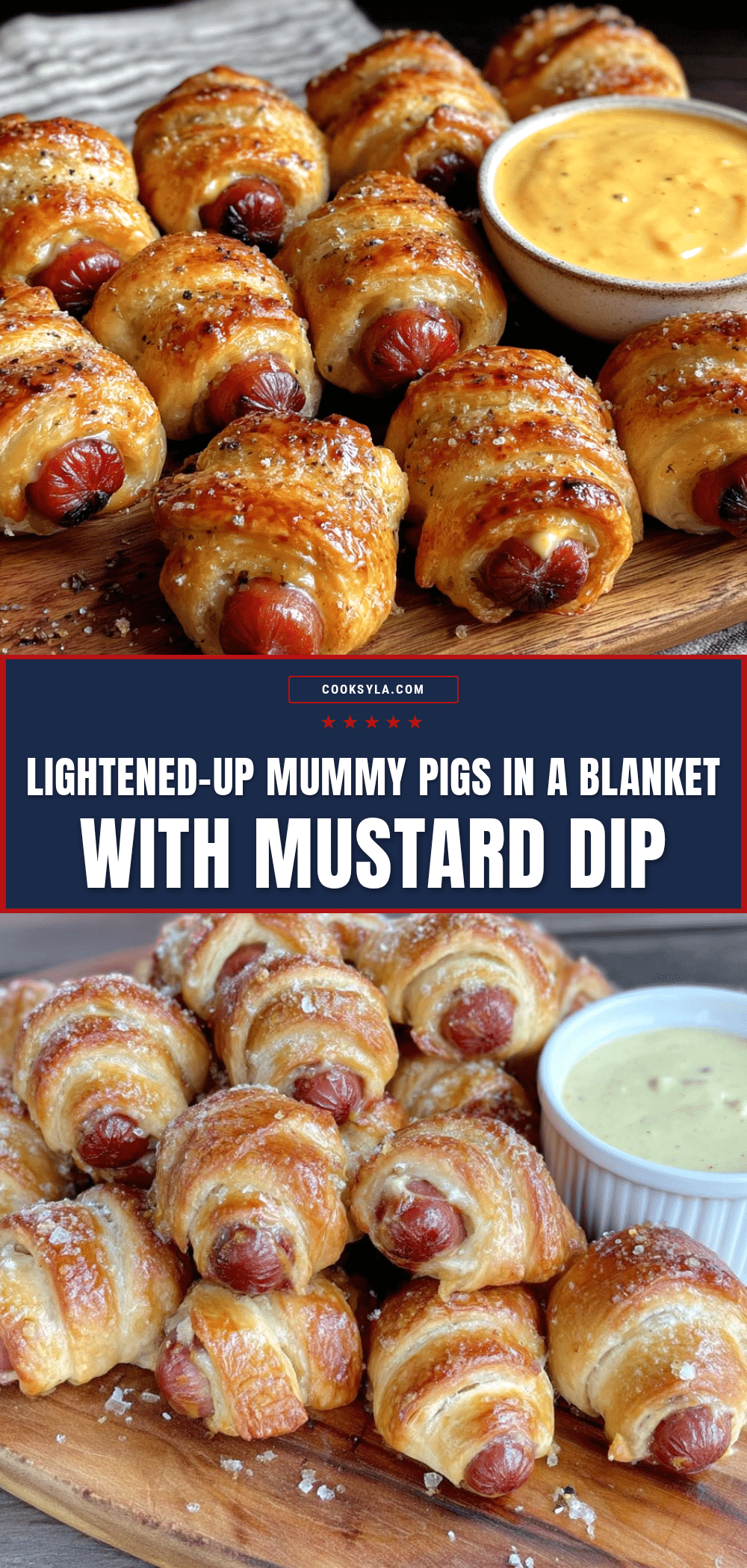 Lightened-Up Mummy Pigs in a Blanket recipe
