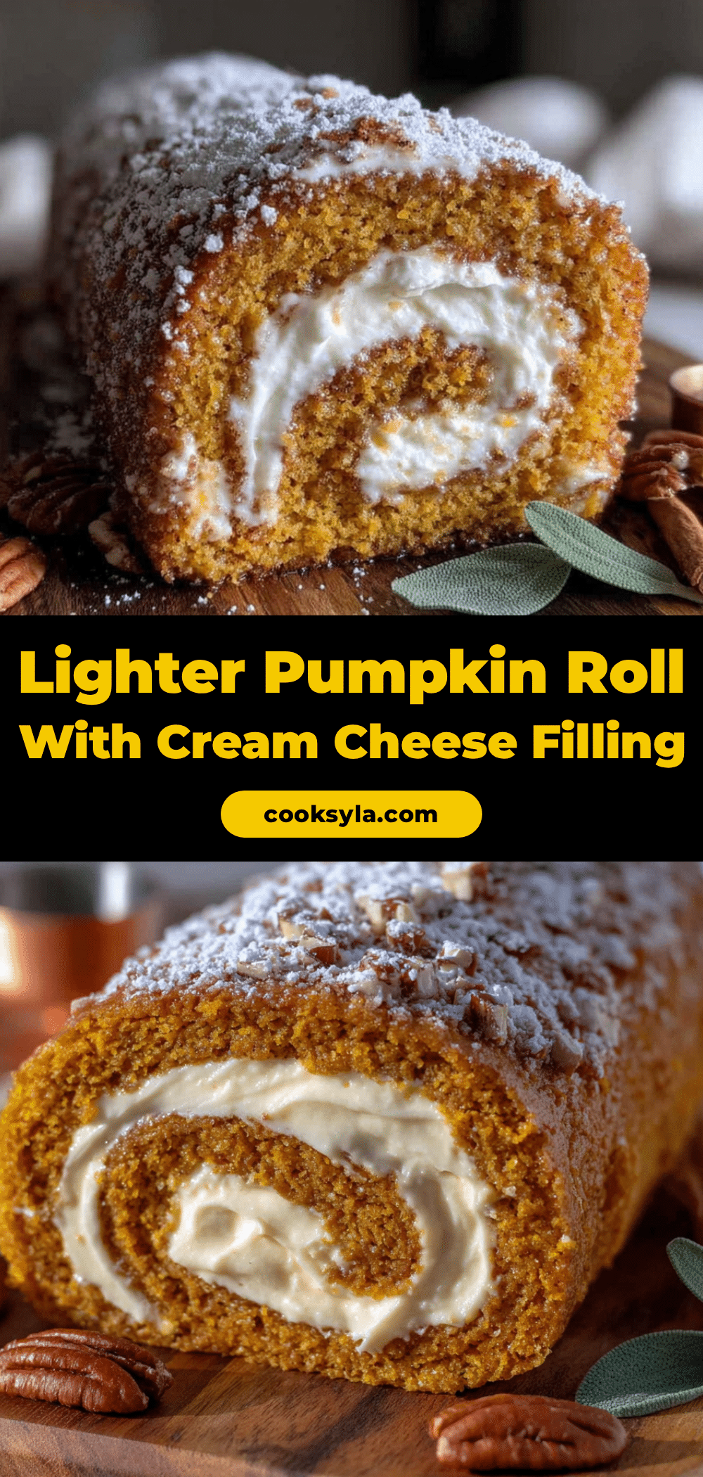 lighter pumpkin roll recipe