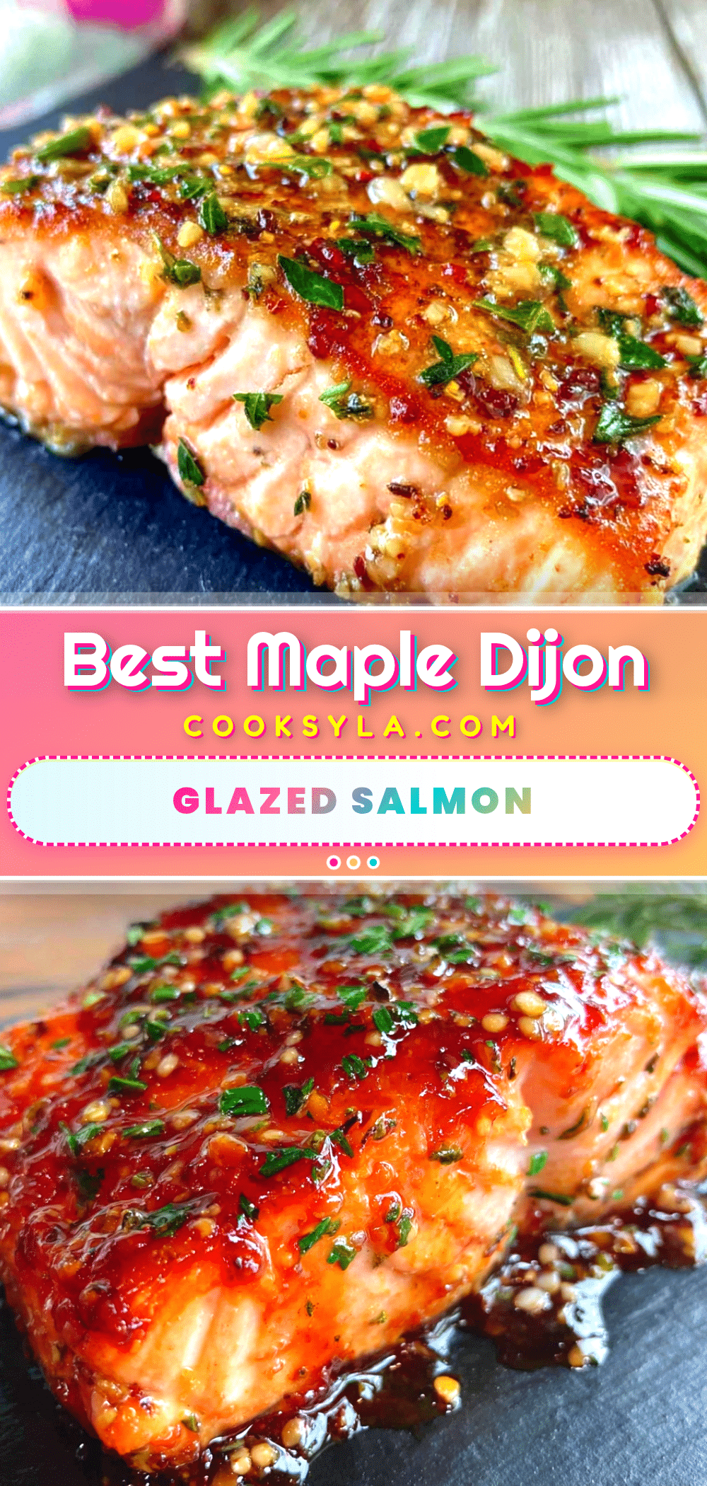 maple dijon glazed salmon recipe